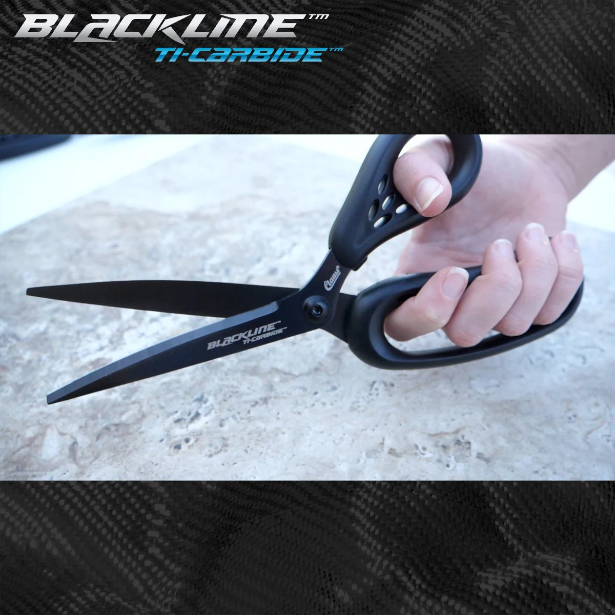 Clauss 10" Blackline Titanium Carbide Shear - Image 8