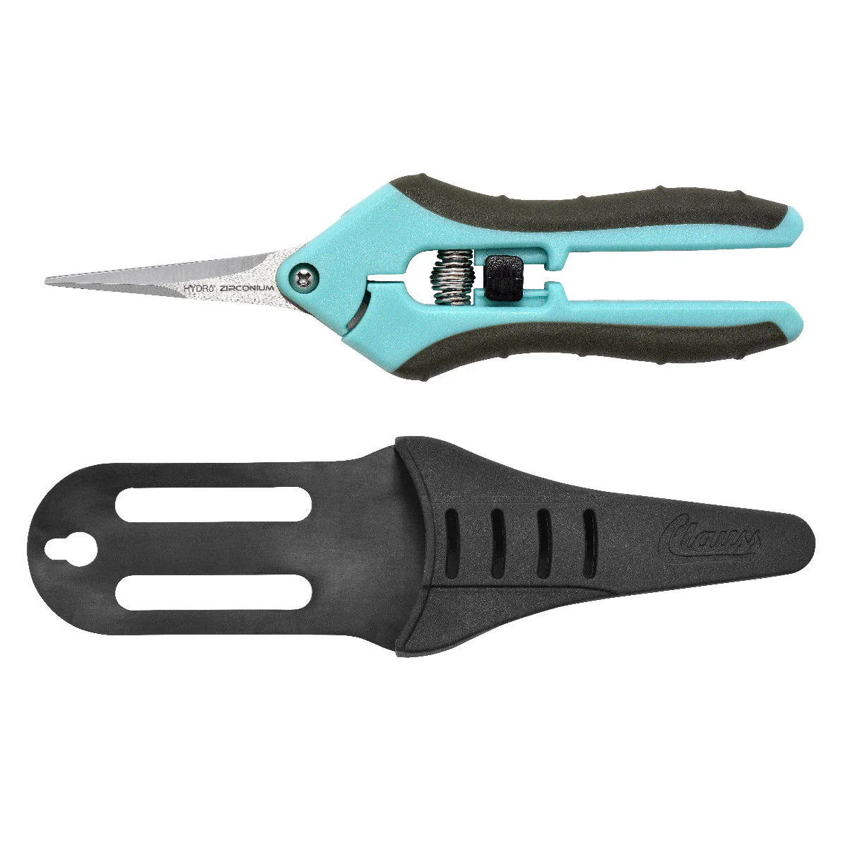Clauss 6.75” Hydro Straight Titanium Bonded Non-Stick Spring-Assist Snips, Blue - Image 10