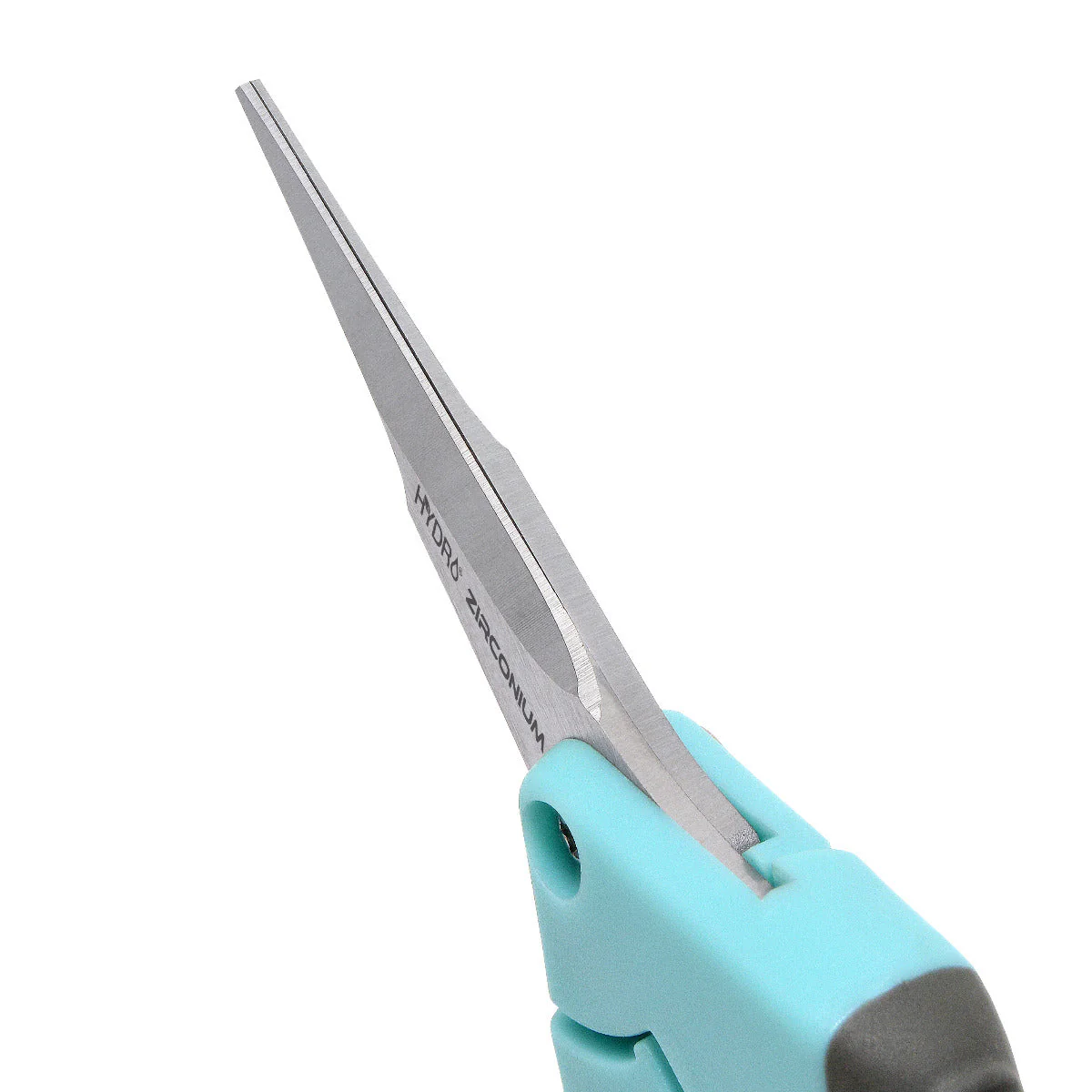 Clauss 6.75” Hydro Straight Titanium Bonded Non-Stick Spring-Assist Snips, Blue - Image 3