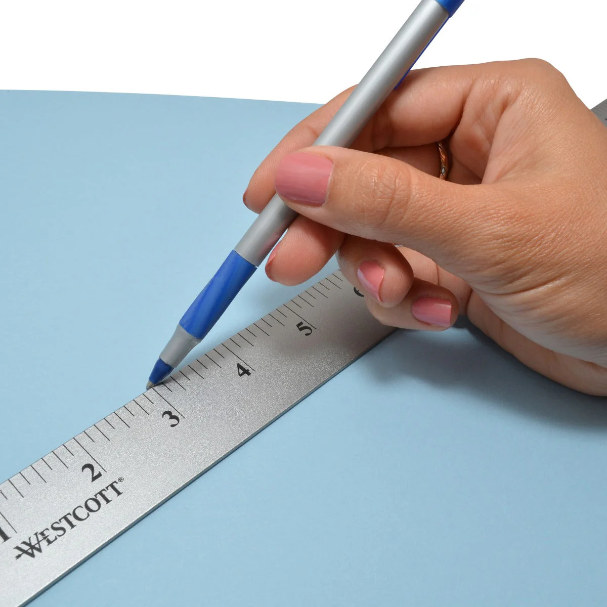 Westcott Flat Aluminum Yardstick (15728) - Image 2