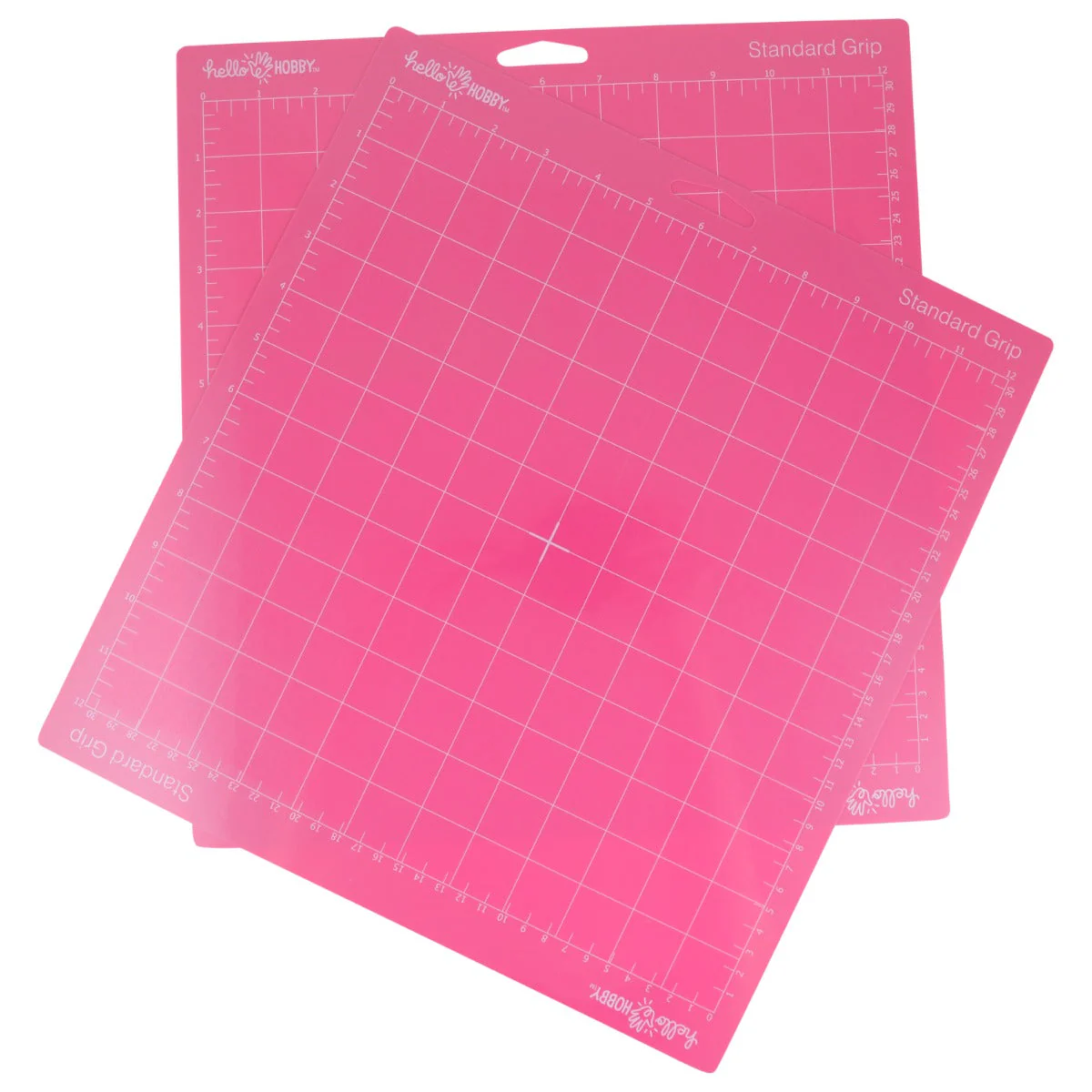 Hello Hobby 12" x 12" Standard Grip Adhesive Cutting Mat, Pink, 2 Count (55970-PARENT) - Image 4