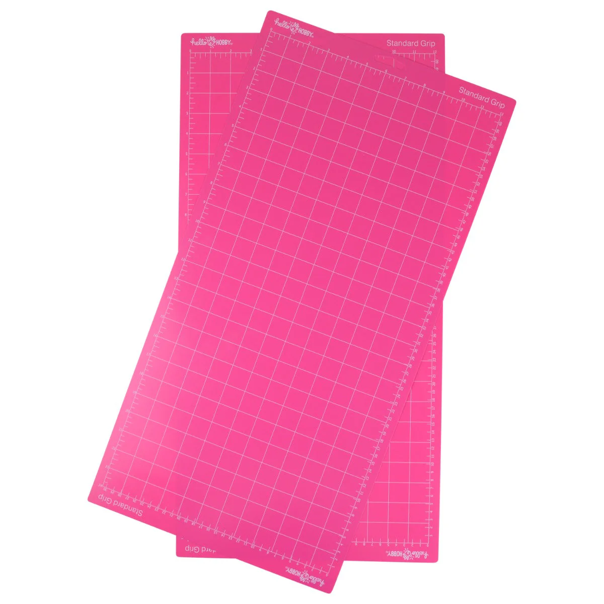 Hello Hobby 12" x 24" Standard Grip Adhesive Cutting Mat, Pink, 2 Count (55973-PARENT) - Image 3