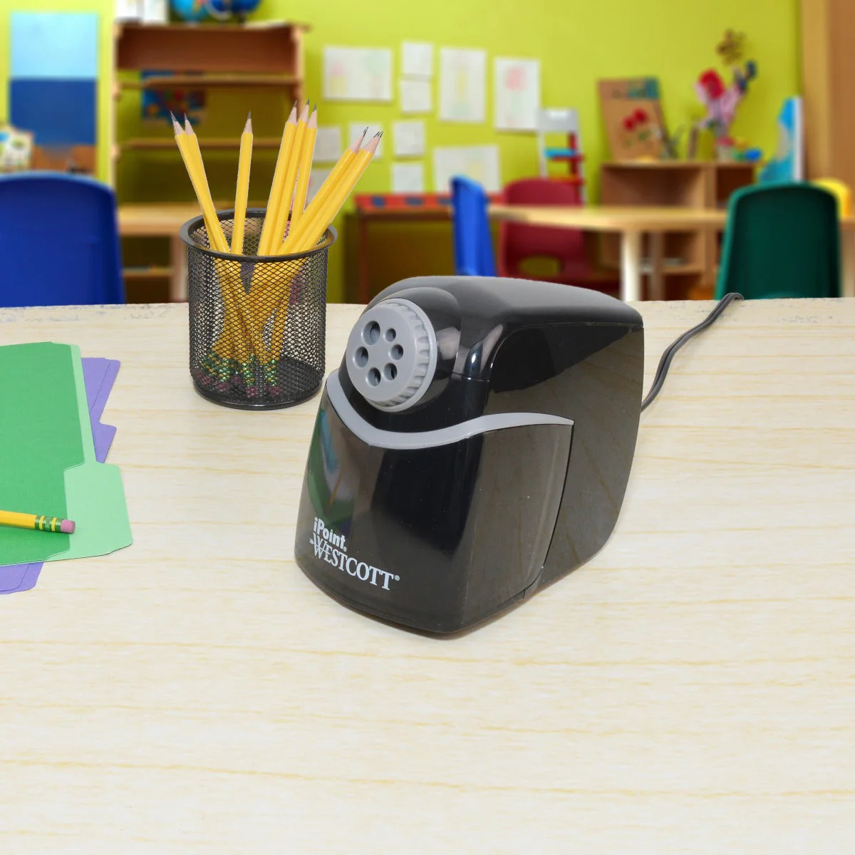 Westcott iPoint Heavy Duty Electric School Sharpener (16681) - Image 9