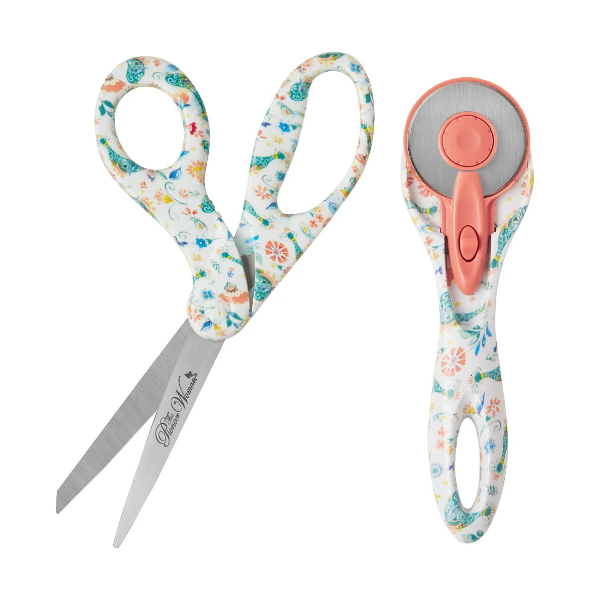 The Pioneer Woman White Maize 45mm Rotary & 8" Fashion Scissors Set (55894-PARENT) - Image 5