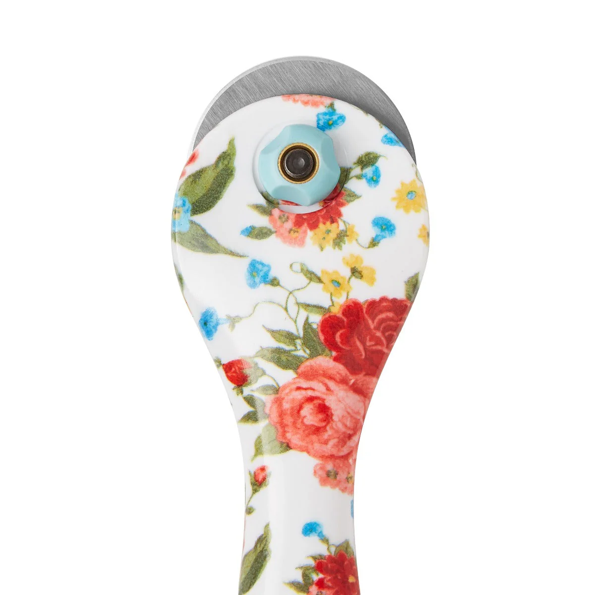 The Pioneer Woman White Sweet Rose 45mm Rotary & 8"" Fashion Scissors Set (55893-PARENT) - Image 5