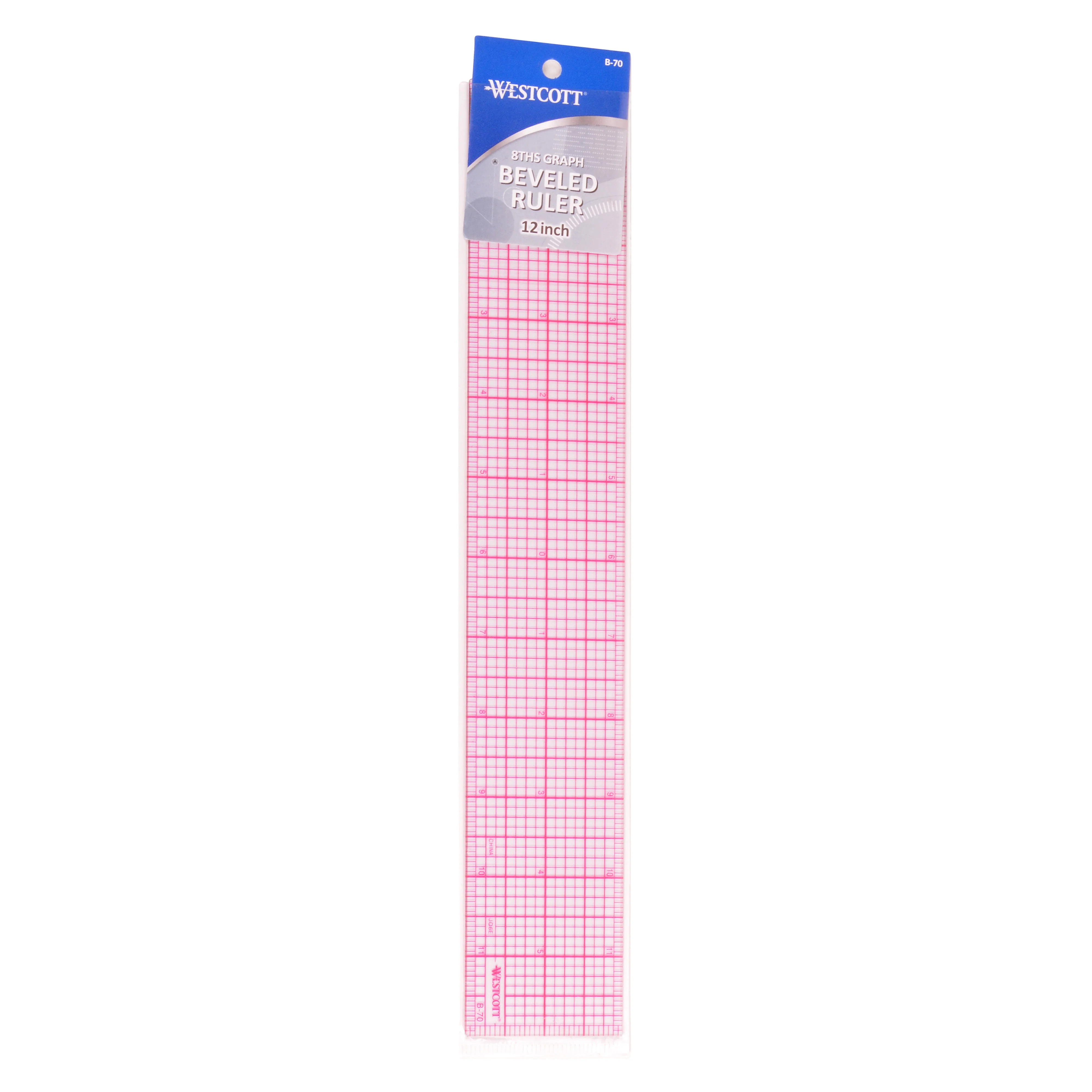 Westcott 12" 8ths Beveled Ruler (B-70) - Image 3