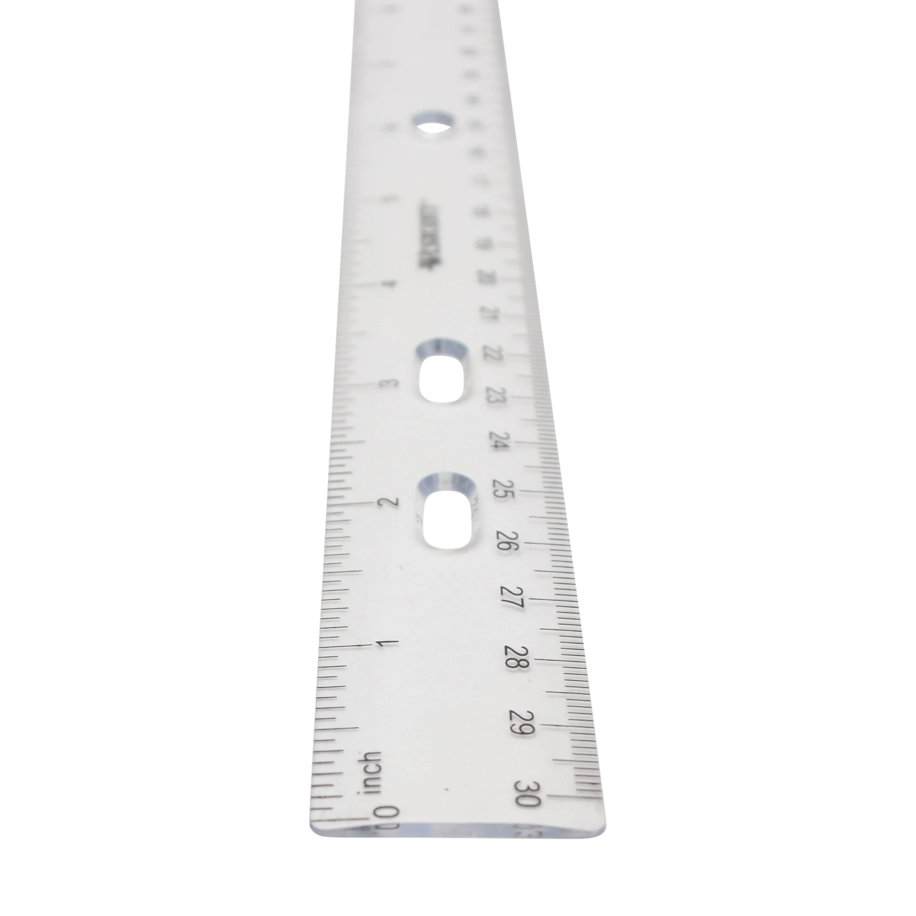 Westcott 12" English and Metric Plastic Ruler, Clear (45012) - Image 5