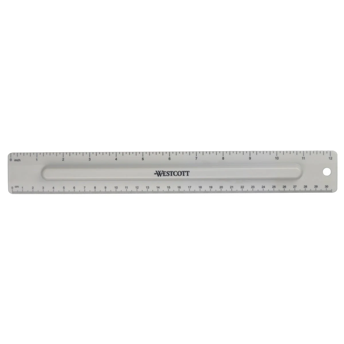 Westcott 12 inch Ruler Set with Pencil Storage - 2 Pieces (17355-PARENT) - Image 2