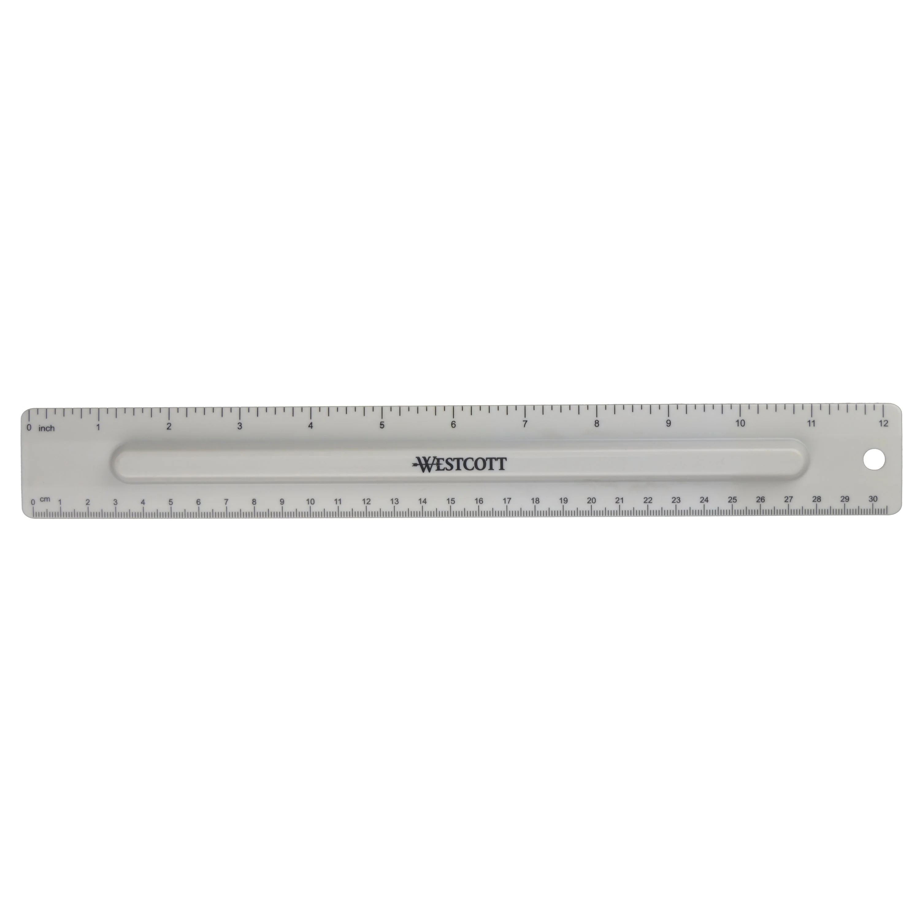 Westcott 12 inch Ruler Set with Pencil Storage - 2 Pieces (17355-PARENT) - Image 9