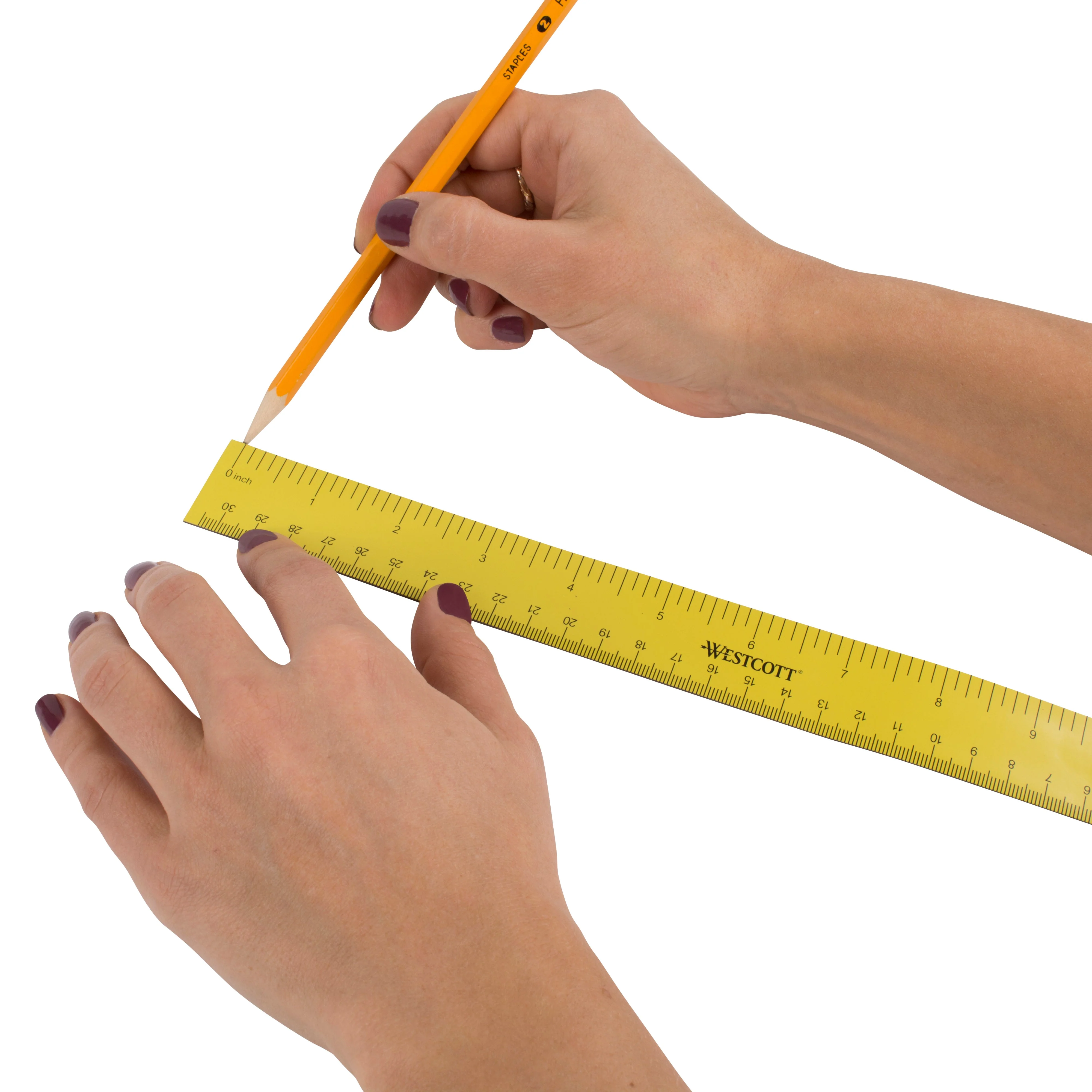 Westcott 12" Magnetic Ruler (15990) - Image 5