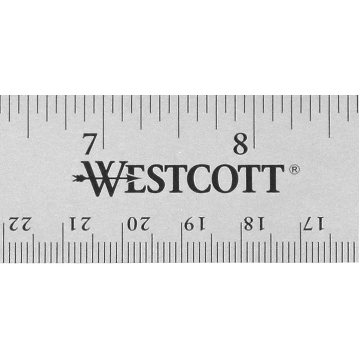 Westcott 15" Stainless Steel Office Ruler With Non Slip Cork Base (10416) - Image 10