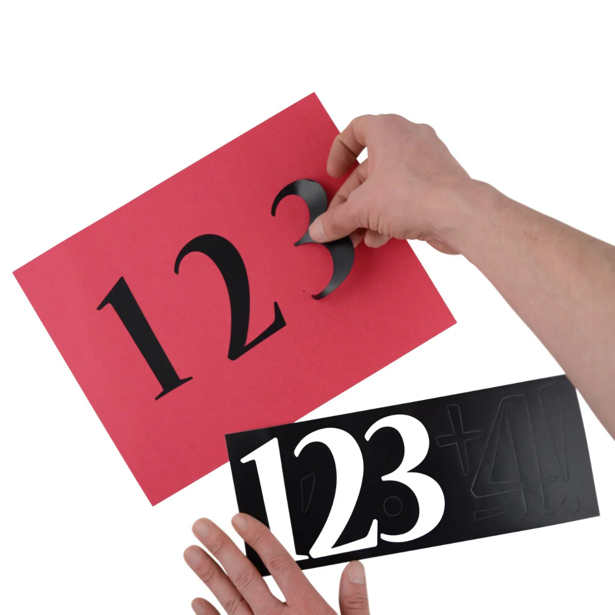 Westcott LetterCraft 4" Removable Vinyl Lettering, Nuevo Font, Black (15859) - Image 5