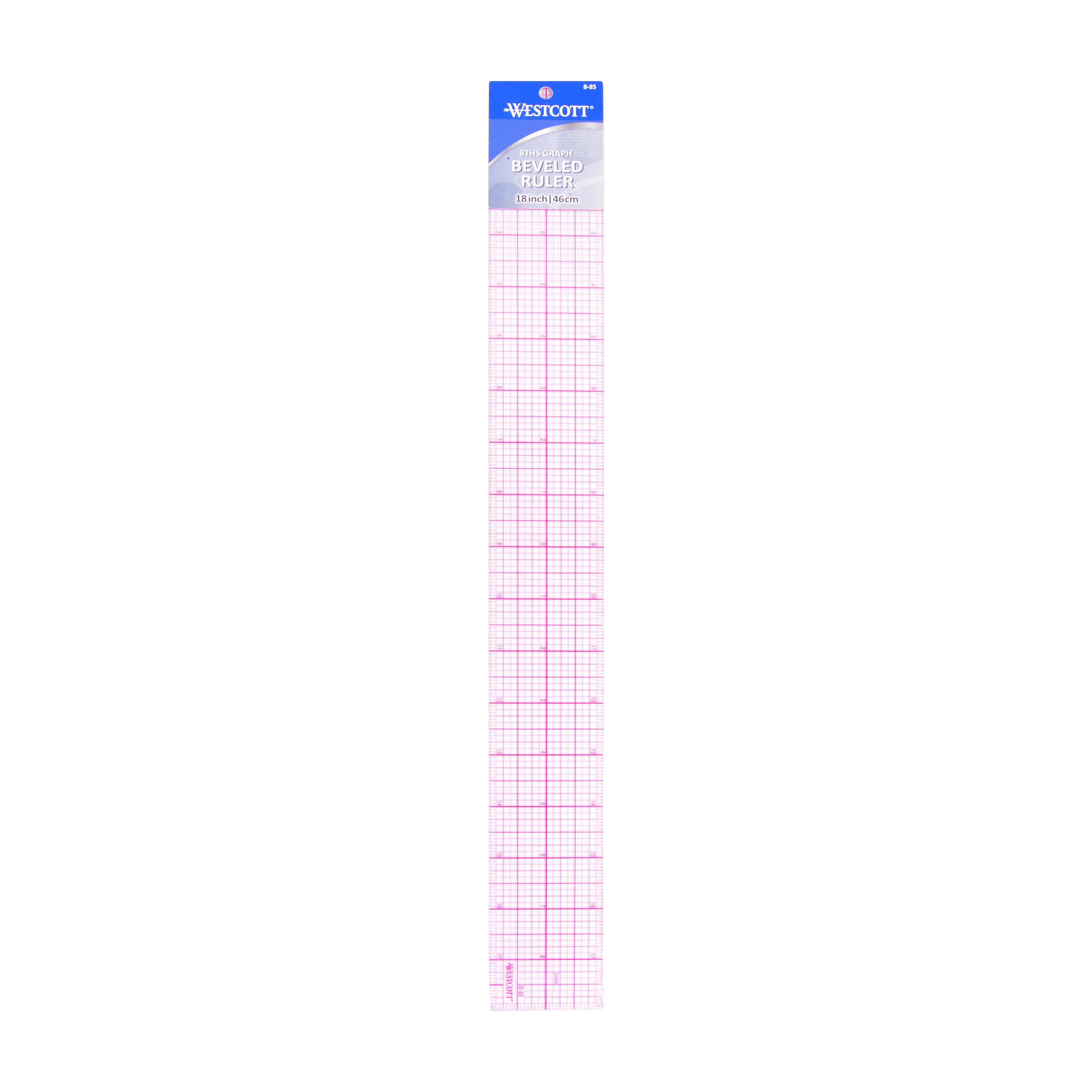 Westcott 18" 8ths Beveled Ruler (B-85) - Image 4