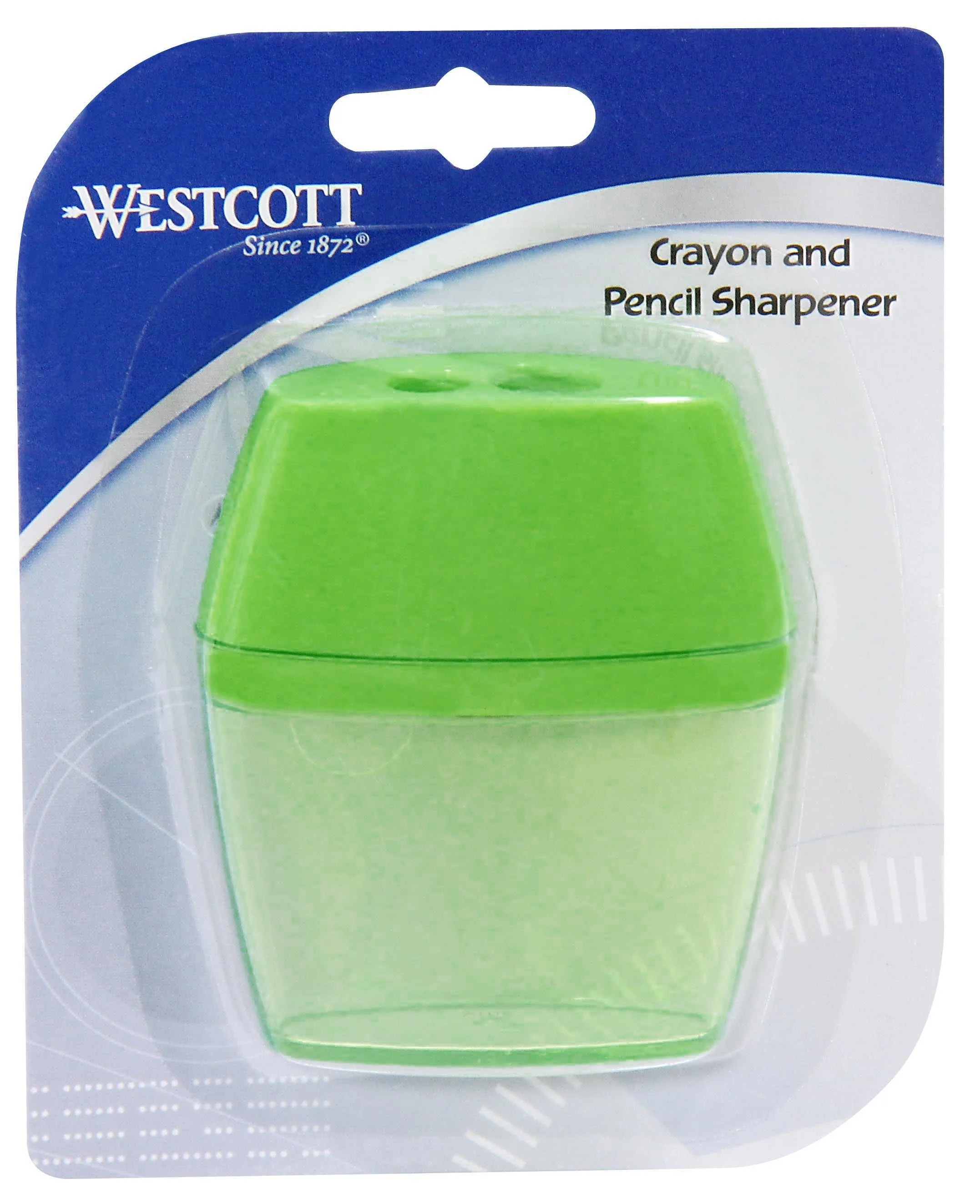 Westcott 2 Hole Crayon and Pencil Sharpener, Assorted Colors (15234) - Image 3