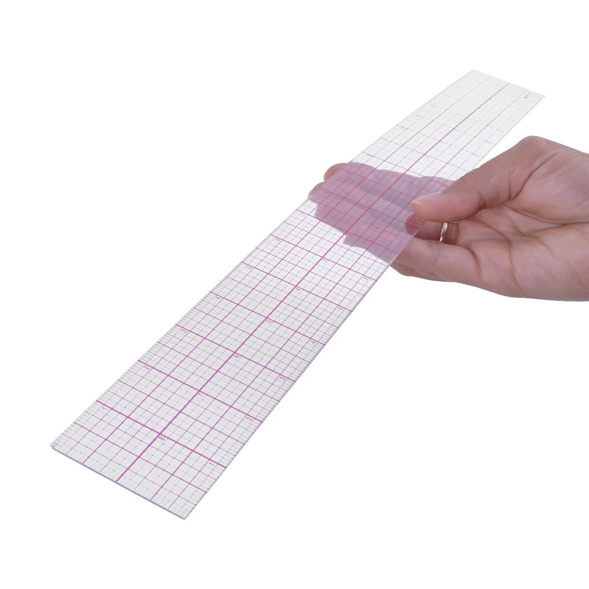 Westcott 2" x 18" 8ths Graph Beveled Ruler (B-85M) - Image 3