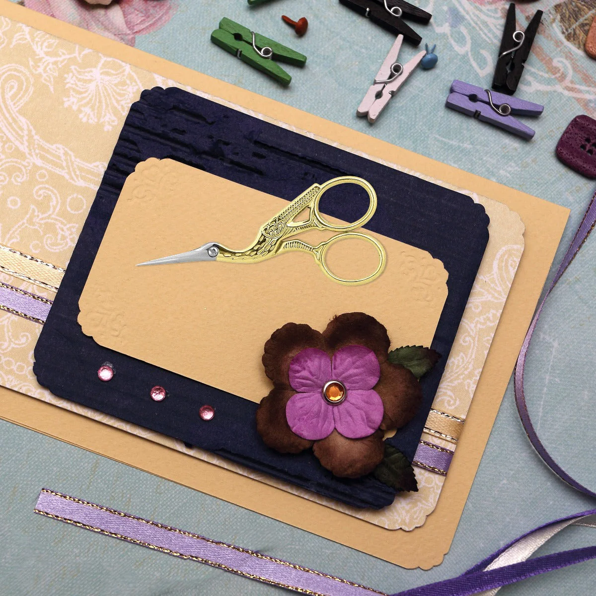 Westcott 2pk Embroidery Gold Scissor Set - Image 9