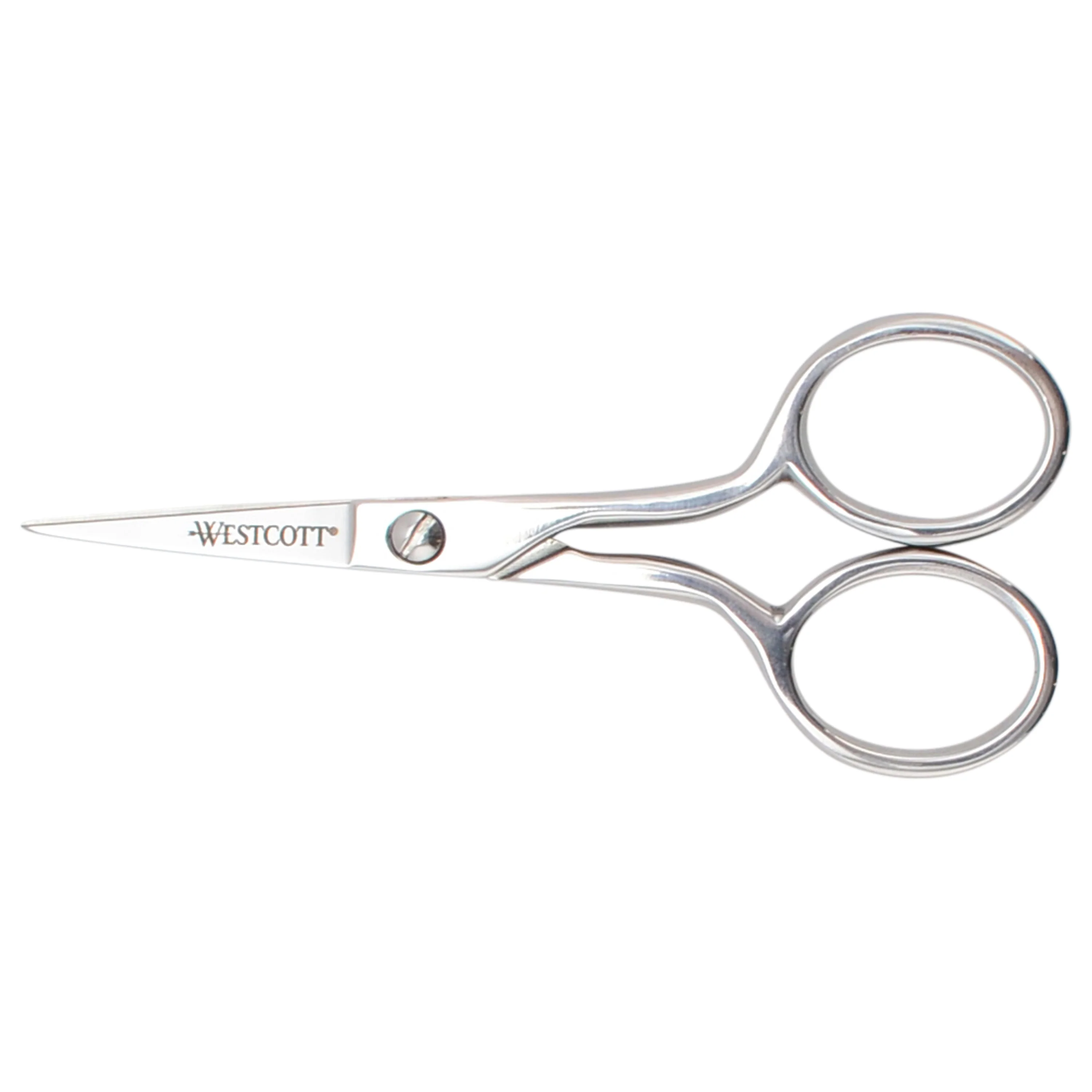 Westcott 4in Forged Paper and Fabric Scissors, Precision Scissors for Embroidery Detail, Sewing and Crafts (00762-PARENT)
