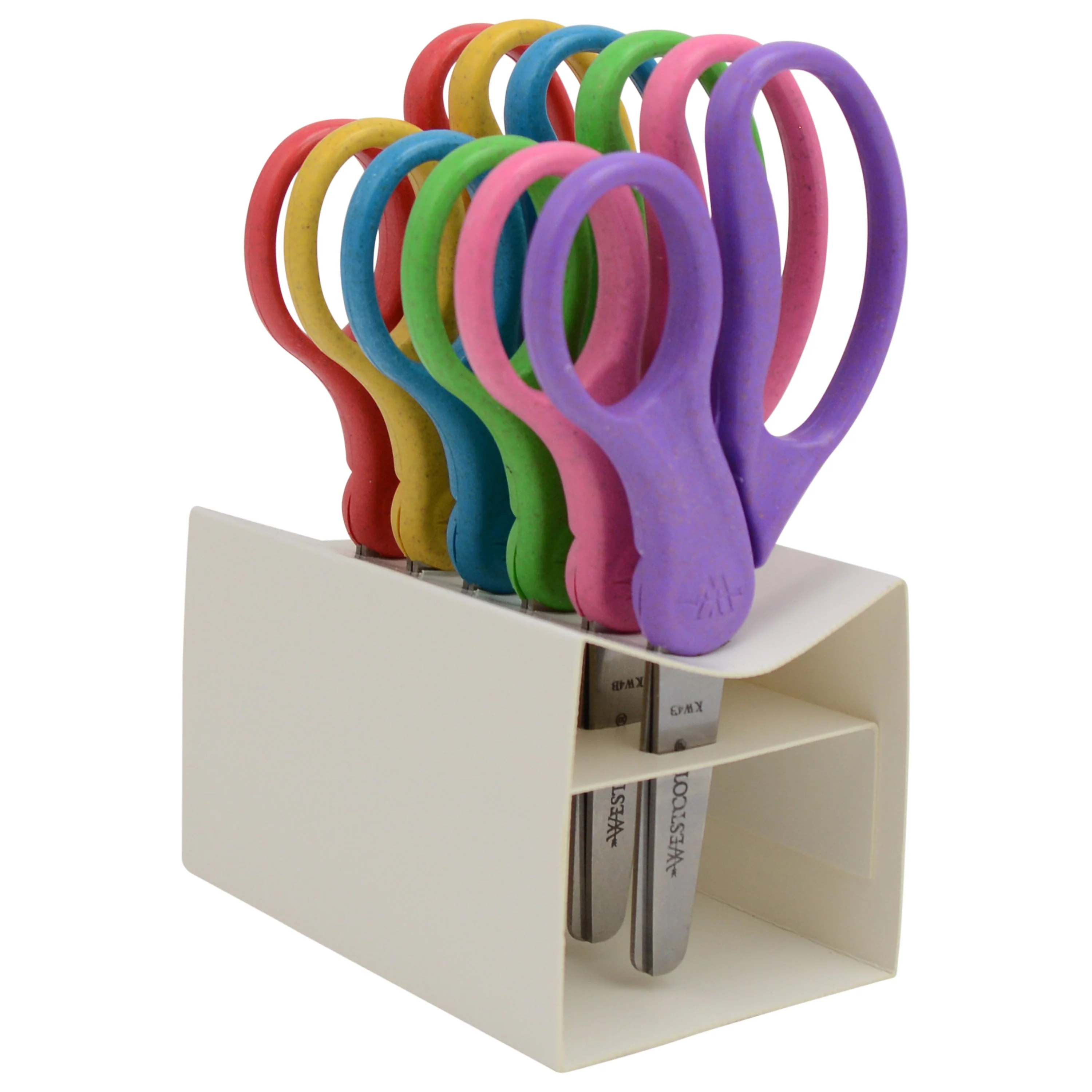 Westcott 5" KleenEarth Scissors 6-Pack, for Kids Ages 4+, Recycled Scissors for School and Craft Projects (00684-PARENT) - Image 2