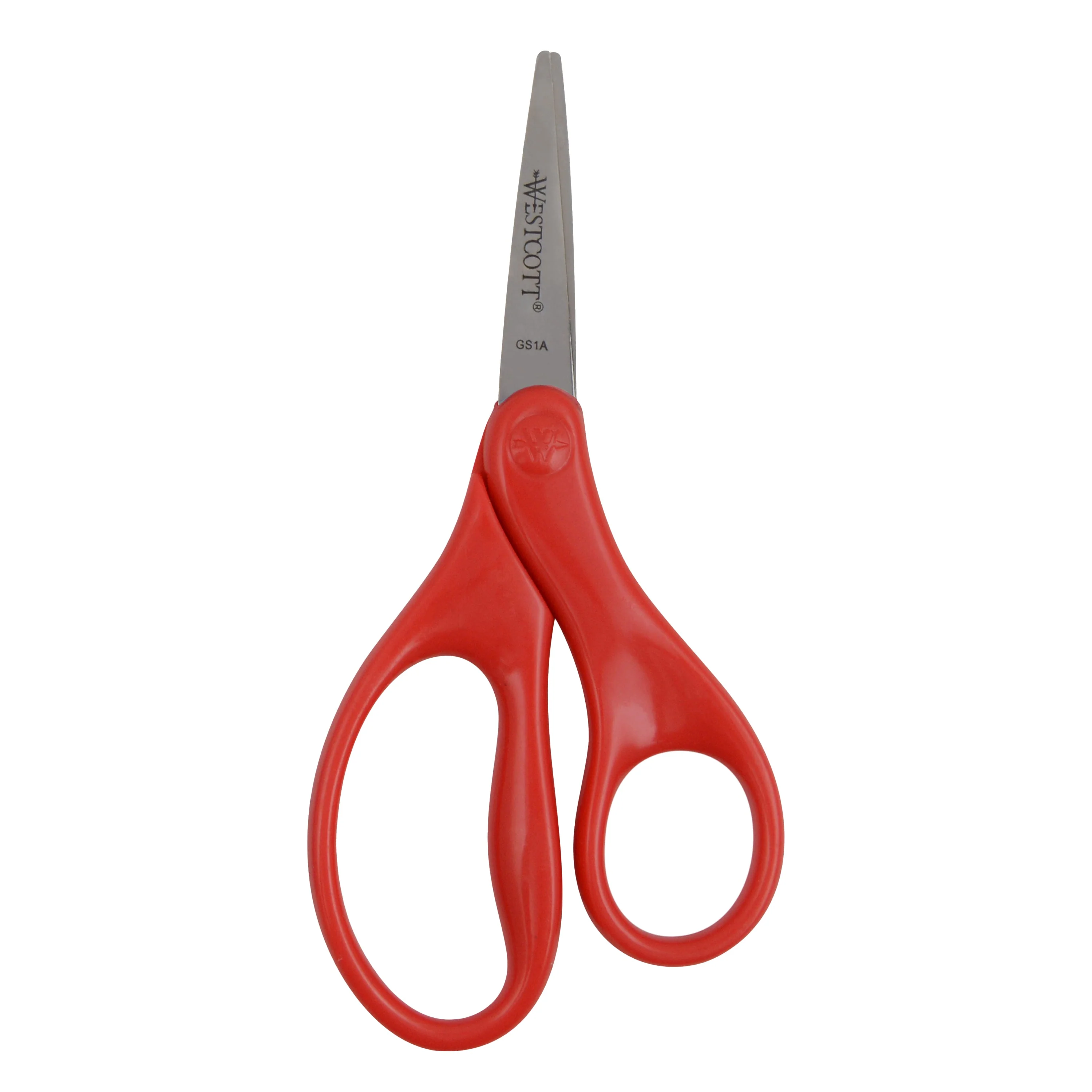 Westcott 5" Pointed-Tip Scissors for Kids Ages 6-8 - Scissors for School or Crafting - Back to School Supplies - Red, Blue (17302-PARENT) - Image 3