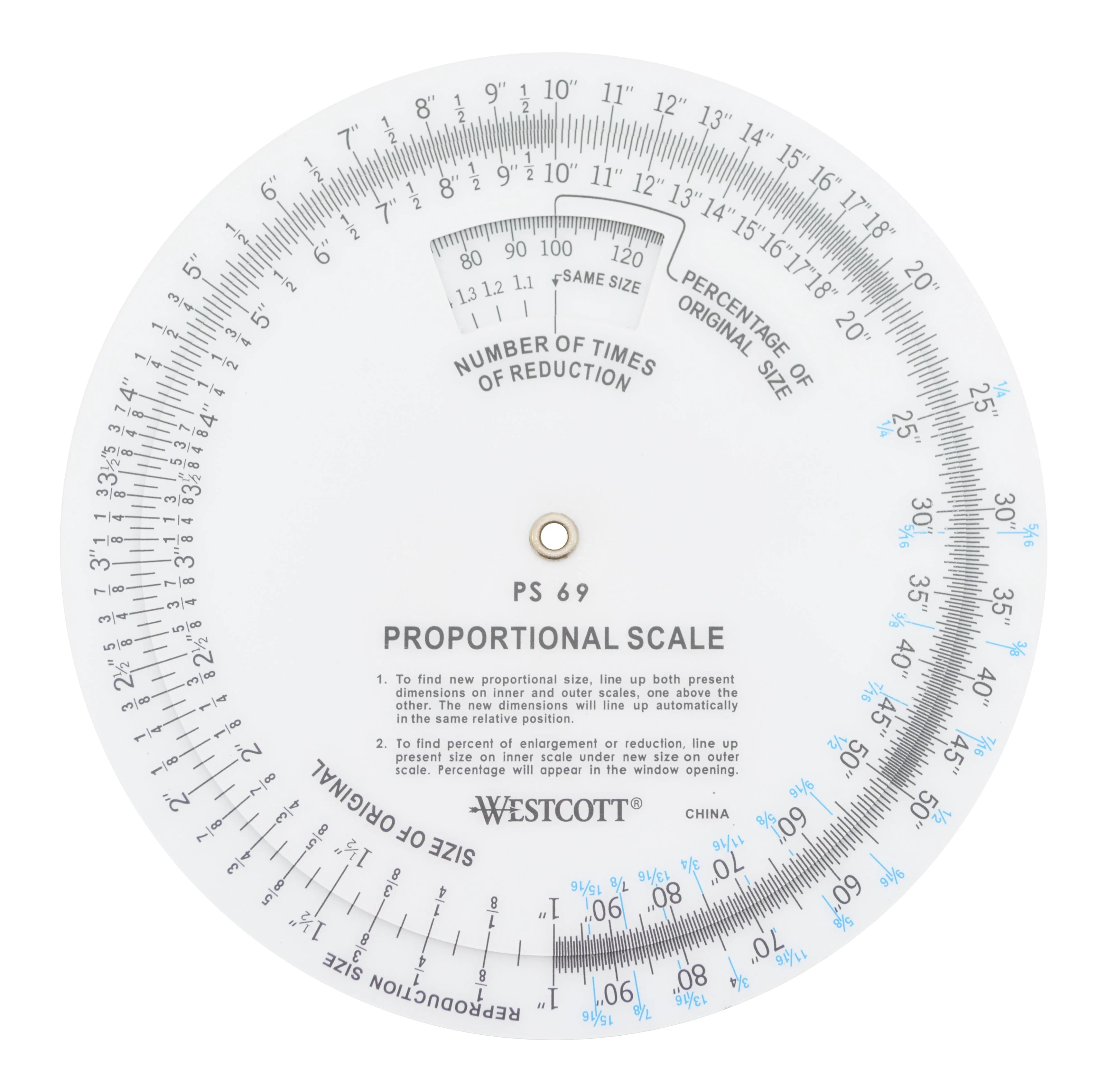 Westcott 5" Proportional Scale (PS-69)