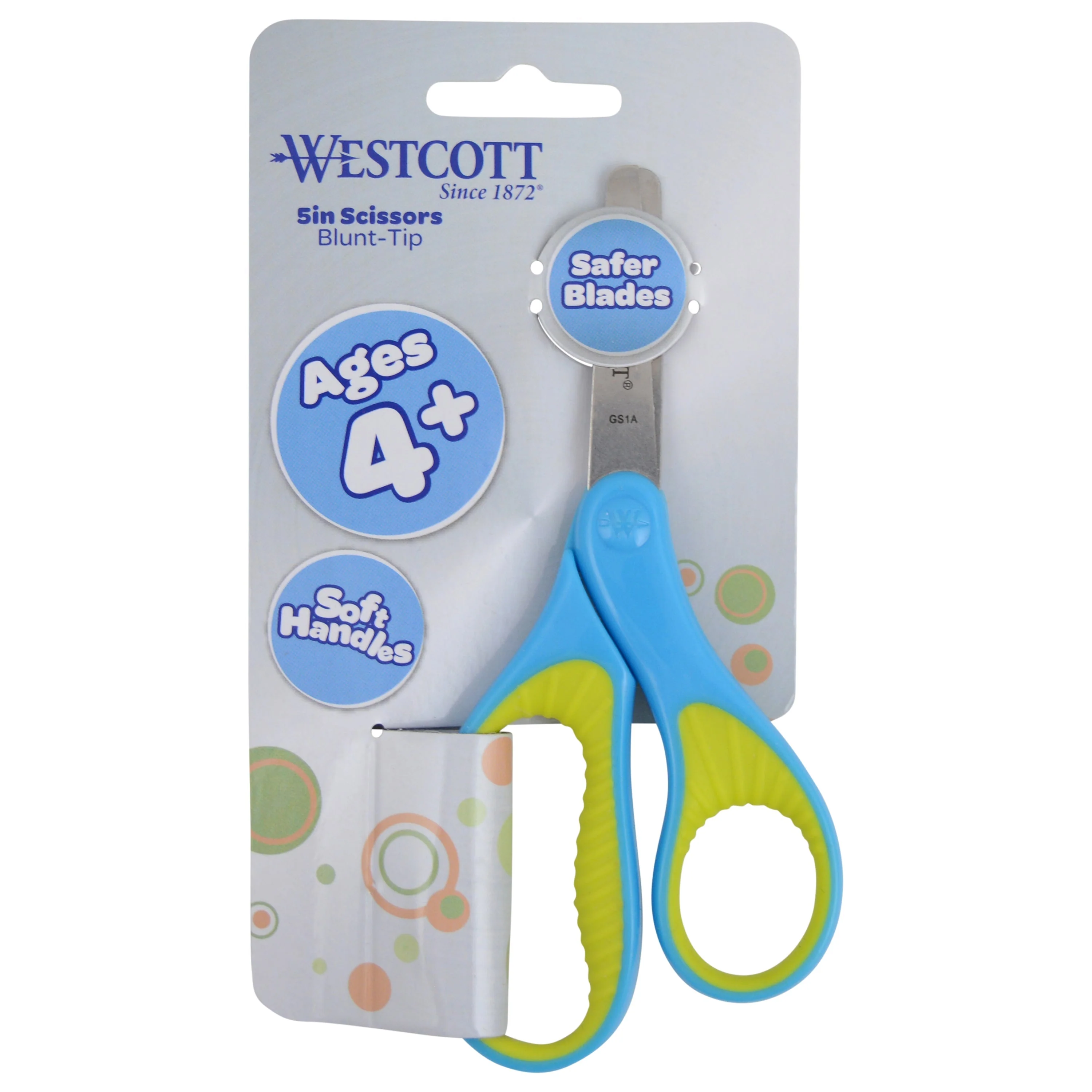 Westcott 5" Soft Handle Blunt-Tip Scissors for Kids Ages 4-7 - Scissors for School or Crafting - Back to School Supplies - Red/Pink, Blue/Green (17303-PARENT) - Image 6