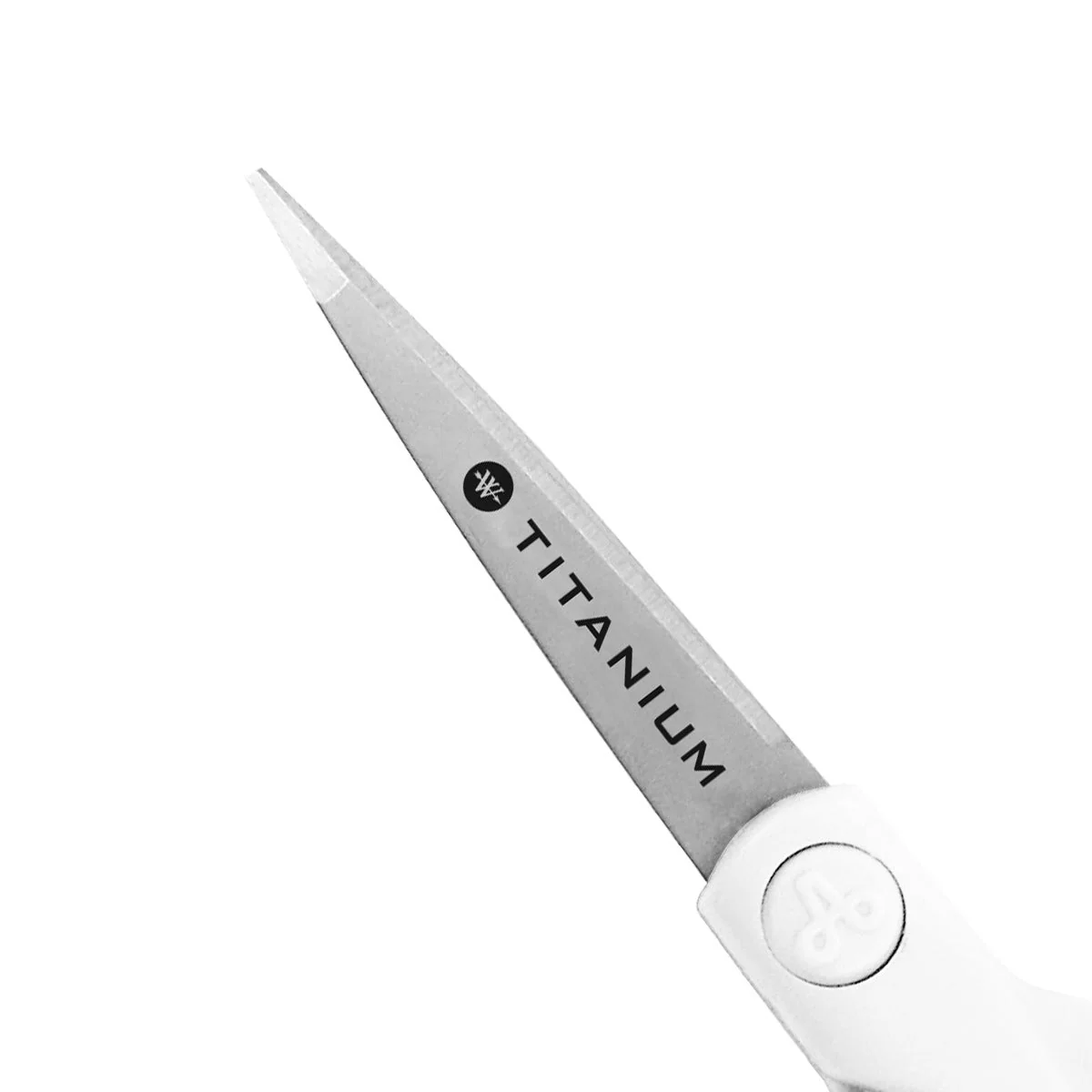 Westcott 5" Straight Titanium Bonded Craft Scissors with Micro Tip, White (16376) - Image 5