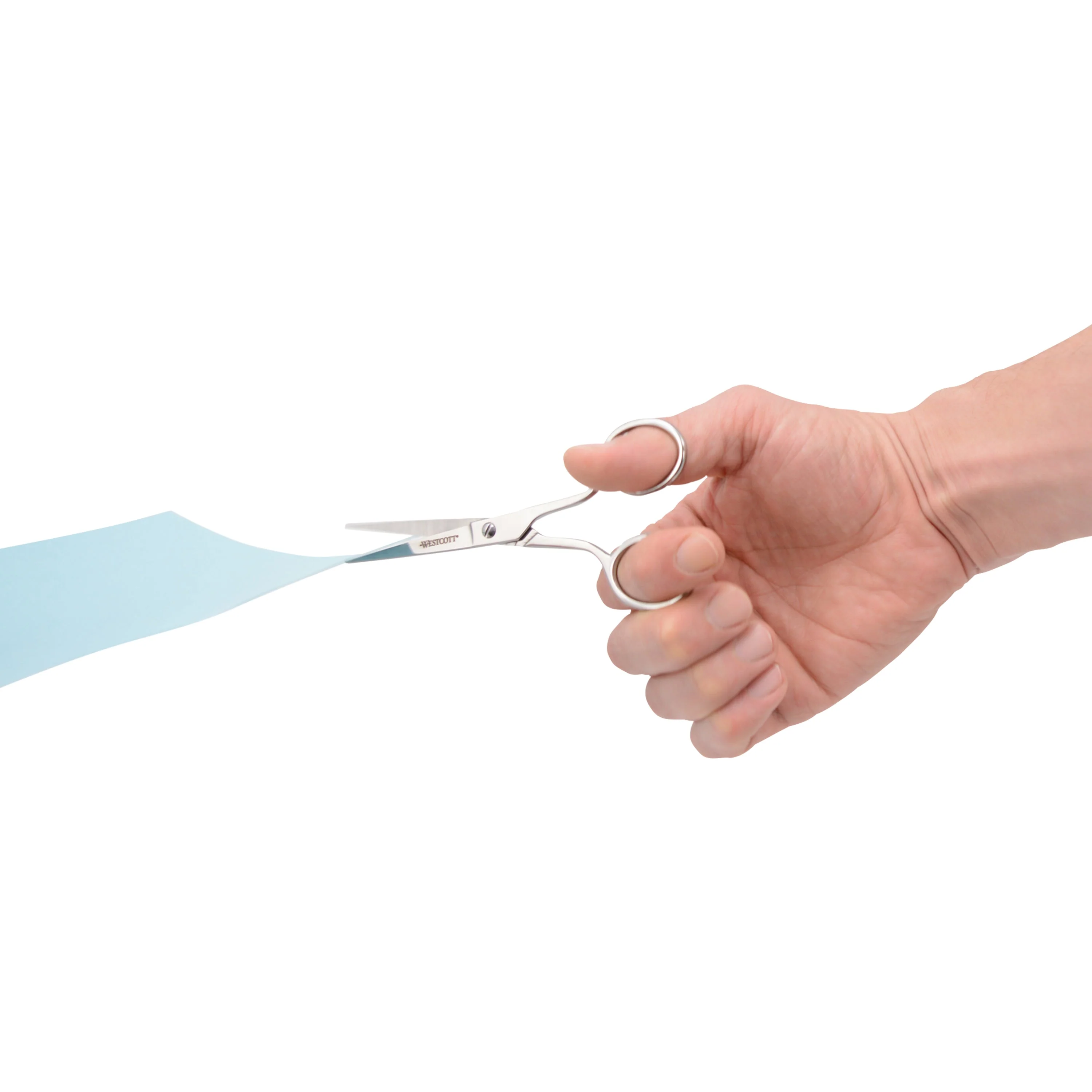 Westcott 5in Forged Fabric and Paper Scissors, Precision Scissors for Embroidery Detail, Sewing, Quilting, Tailoring, Arts and Crafts (00843-PARENT) - Image 11