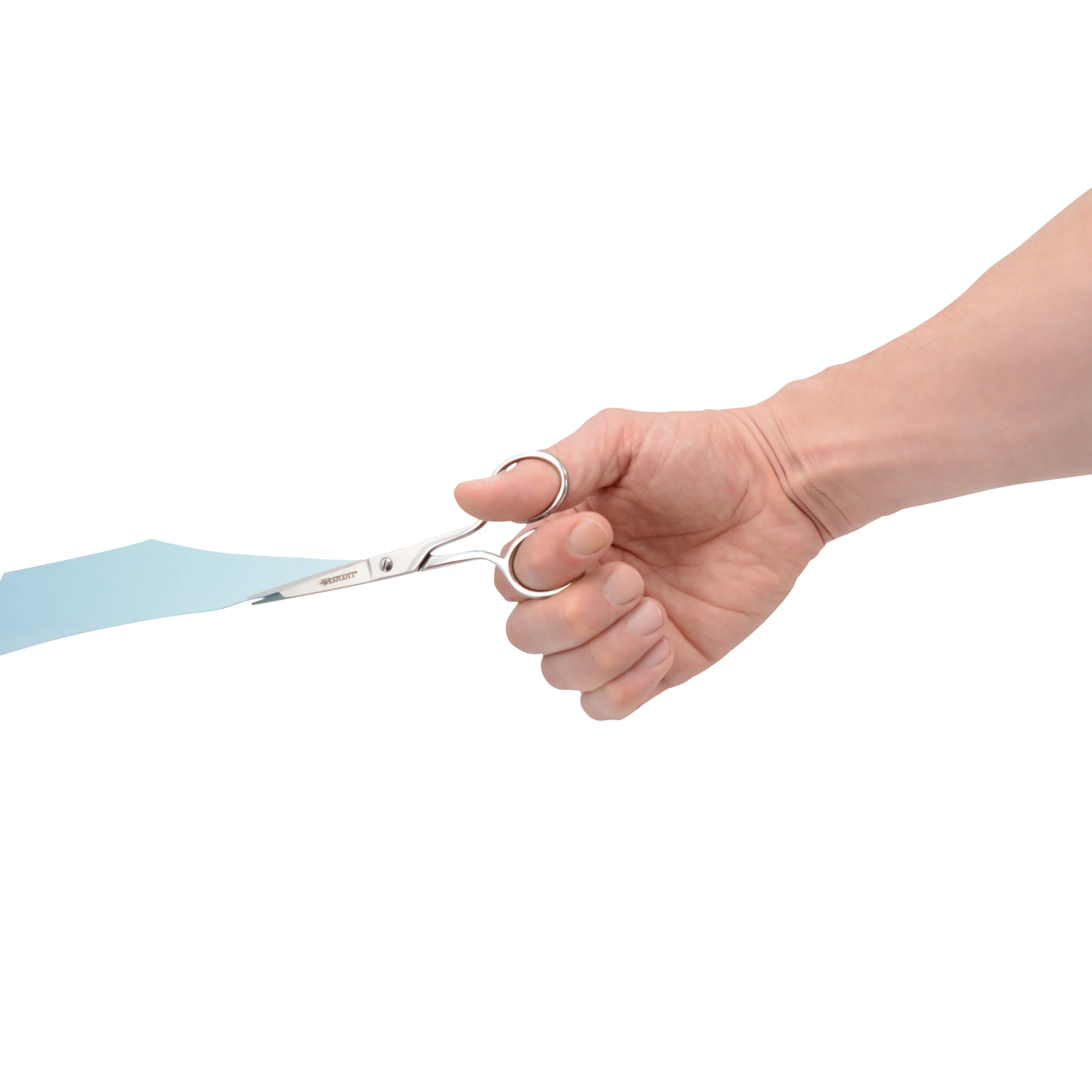 Westcott 5in Forged Fabric and Paper Scissors, Precision Scissors for Embroidery Detail, Sewing, Quilting, Tailoring, Arts and Crafts (00843-PARENT) - Image 6