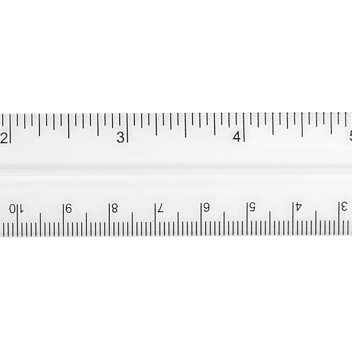 Westcott Shatterproof Plastic Ruler, 6 Inches, Transparent (45016) - Image 4