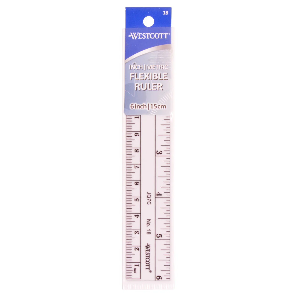 Westcott 18 6-Inch Flexible Metric Ruler (18) - Image 4