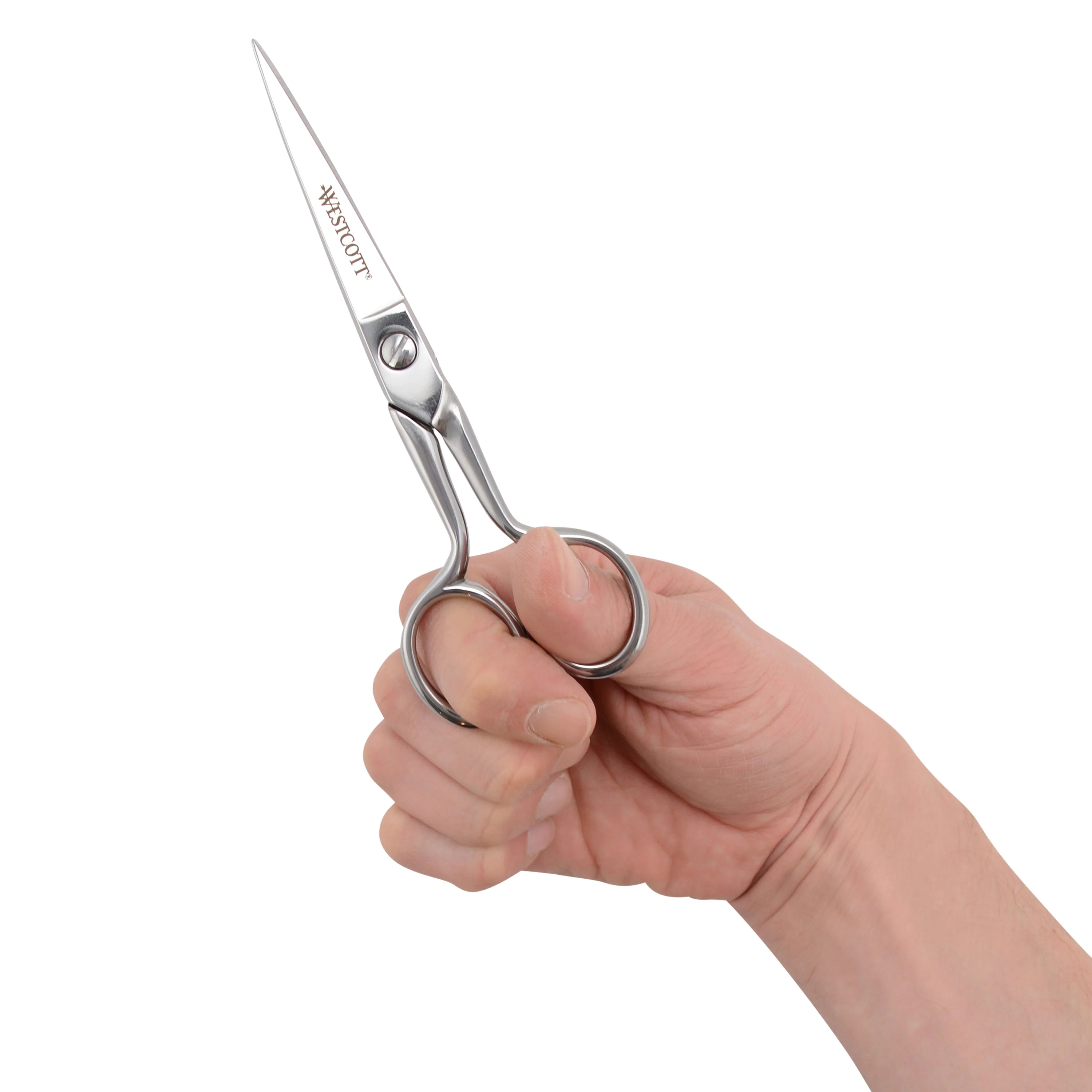 Westcott 6in Forged Paper and Fabric Scissors, Precision Scissors for Sewing and Crafts, Art, Office (00763-PARENT) - Image 7