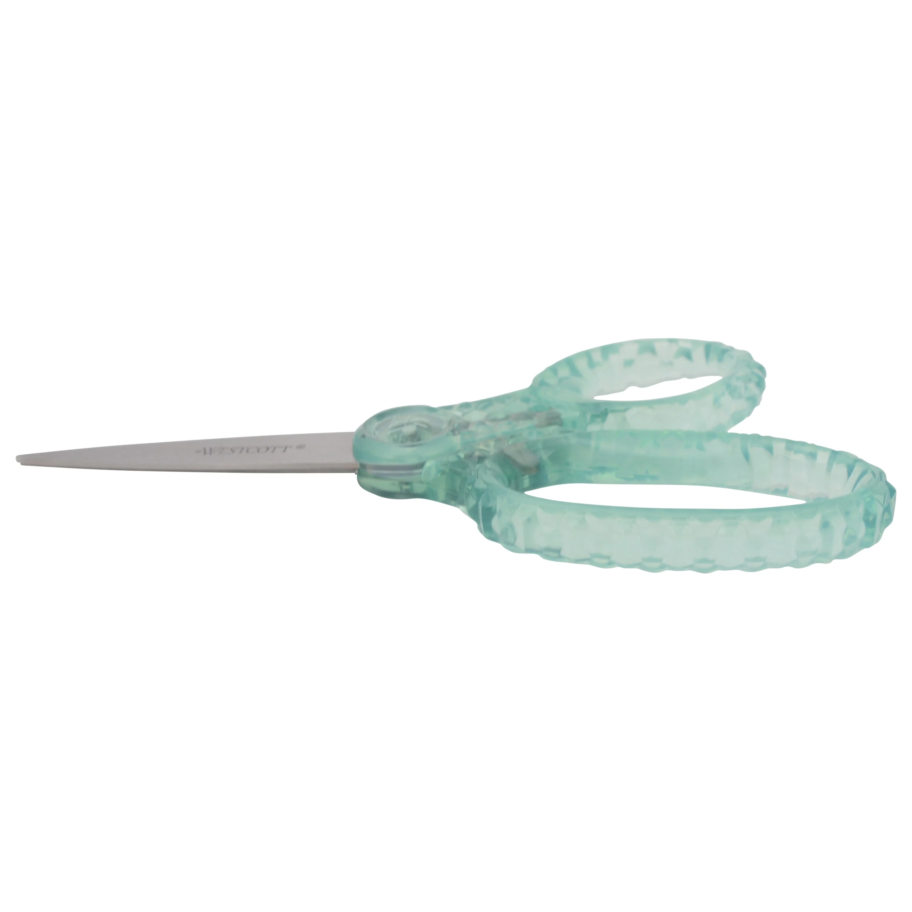 Westcott 7" GEM Crystal-Design Student Scissors, for Kids Aged 12+ - Scissors for School, Craft, Home, DIY, Classroom - Green (00706-PARENT) - Image 2