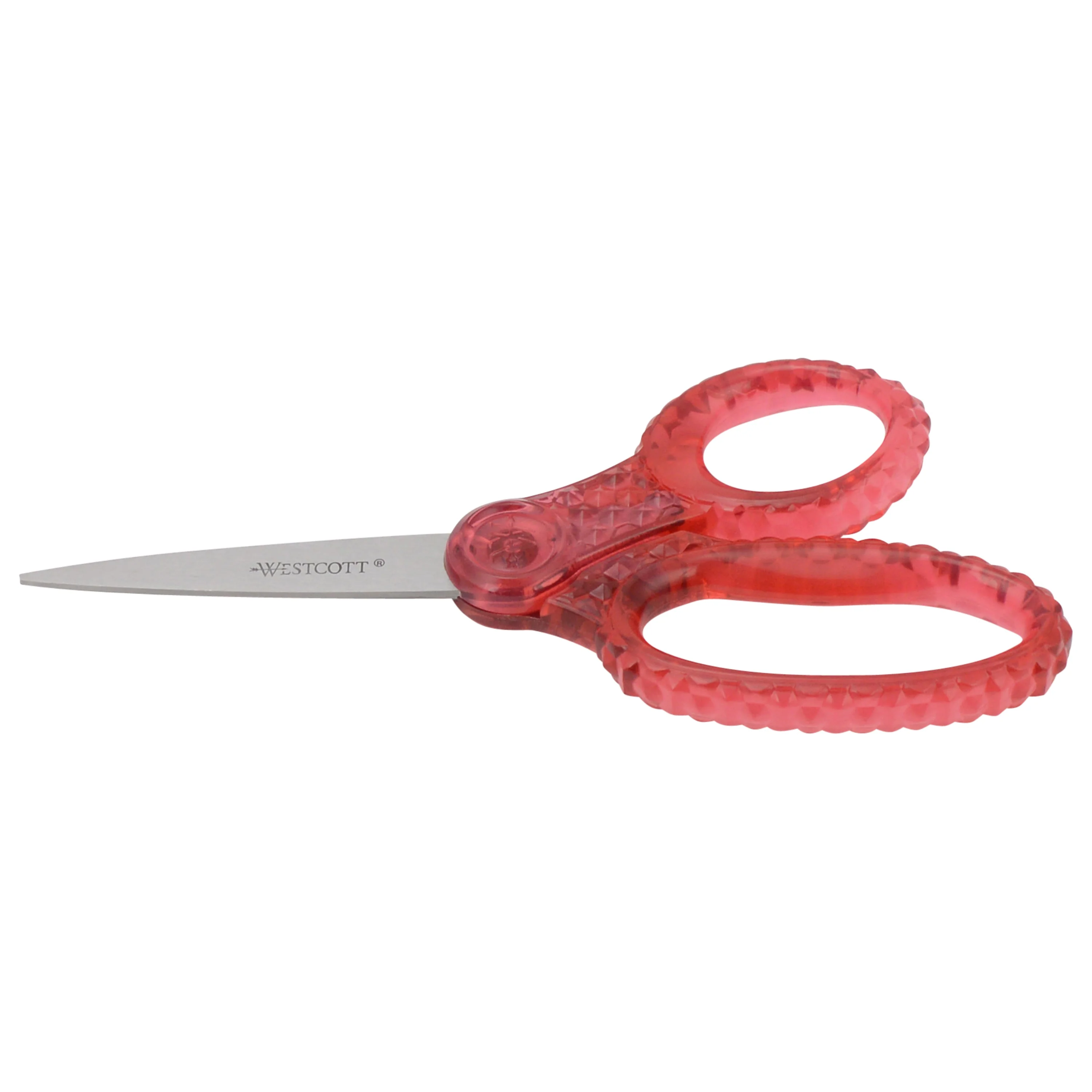 Westcott 7" GEM Crystal-Design Student Scissors, for Kids Aged 12+ - Scissors for School, Craft, Home, DIY, Classroom - Pink (00704-PARENT) - Image 2