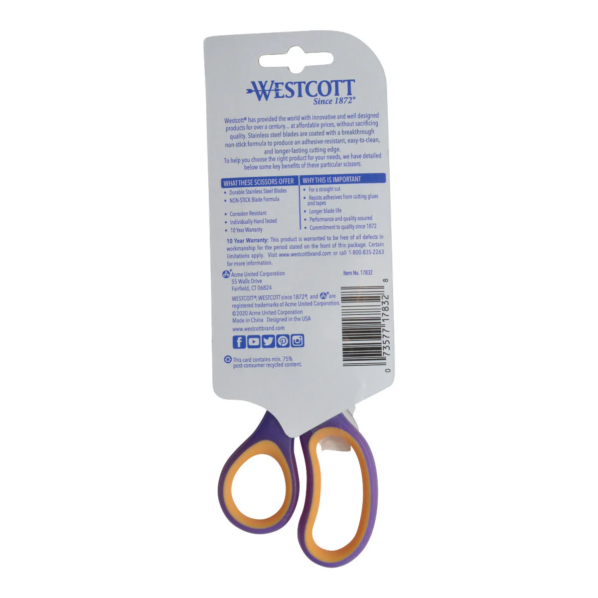 Westcott 7" Student Non-Stick Scissors (17832) - Image 6