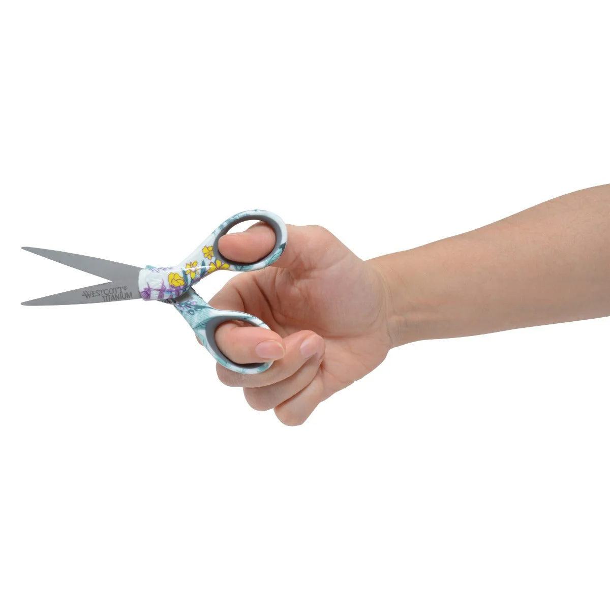 Westcott 8” & 5” Print Titanium 2 Pack Scissor Set - Image 5