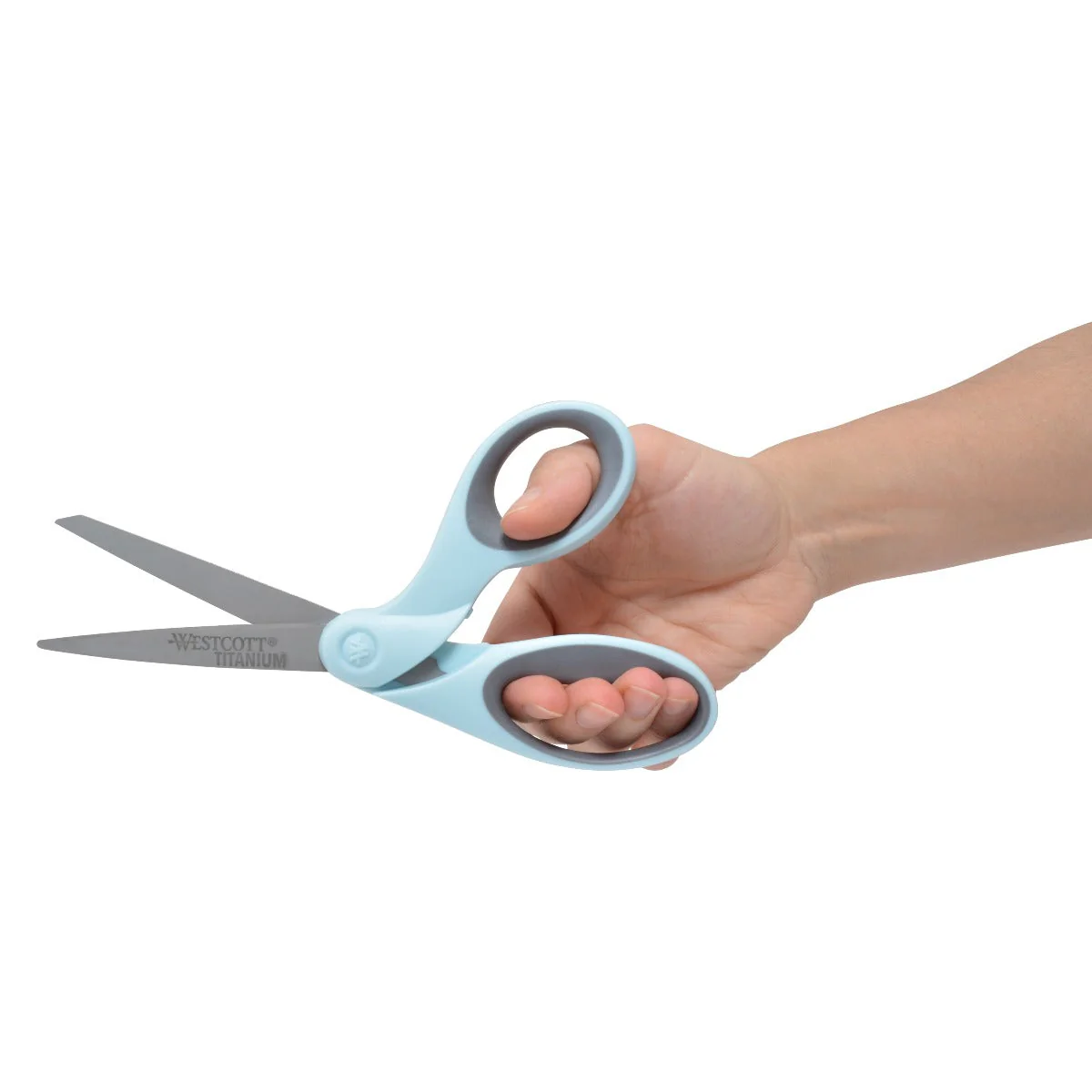 Westcott 8” & 5” Print Titanium 2 Pack Scissor Set - Image 6