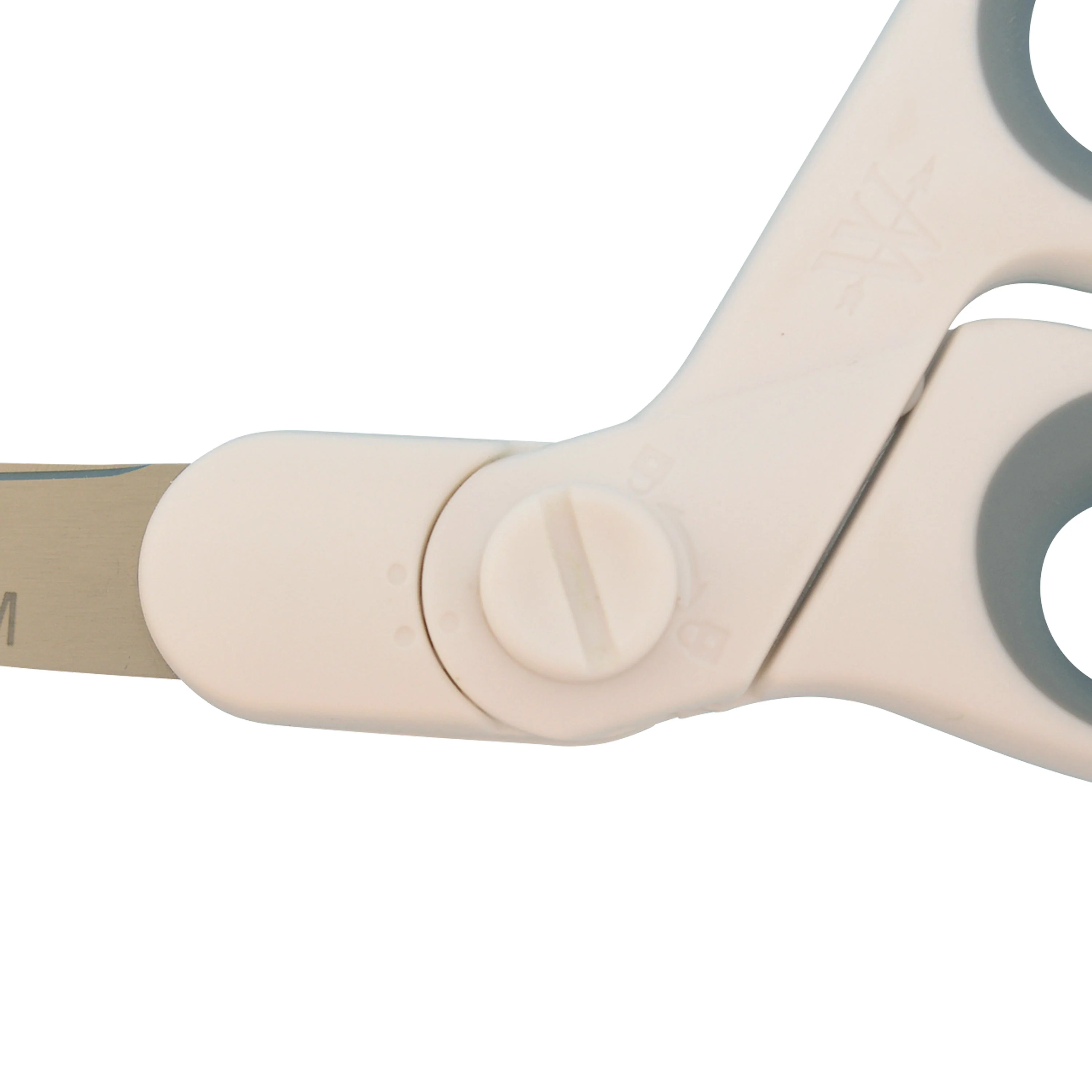 Westcott 8.5” Swivel Pivot Scissors, Adjustable Straight or Bent Blades, Titanium Bonded, Ergonomic Cutting with Protective Sheath, White/Gray (00904-Parent) - Image 7
