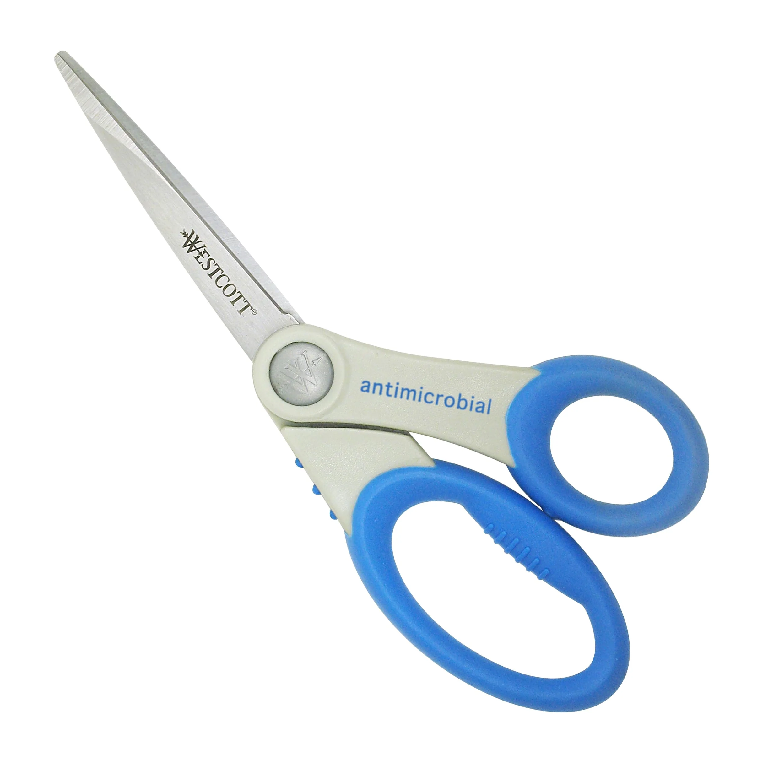 Westcott 8" Bent Soft Handle Antimicrobial Scissors, Assorted Colors (14743) - Image 3
