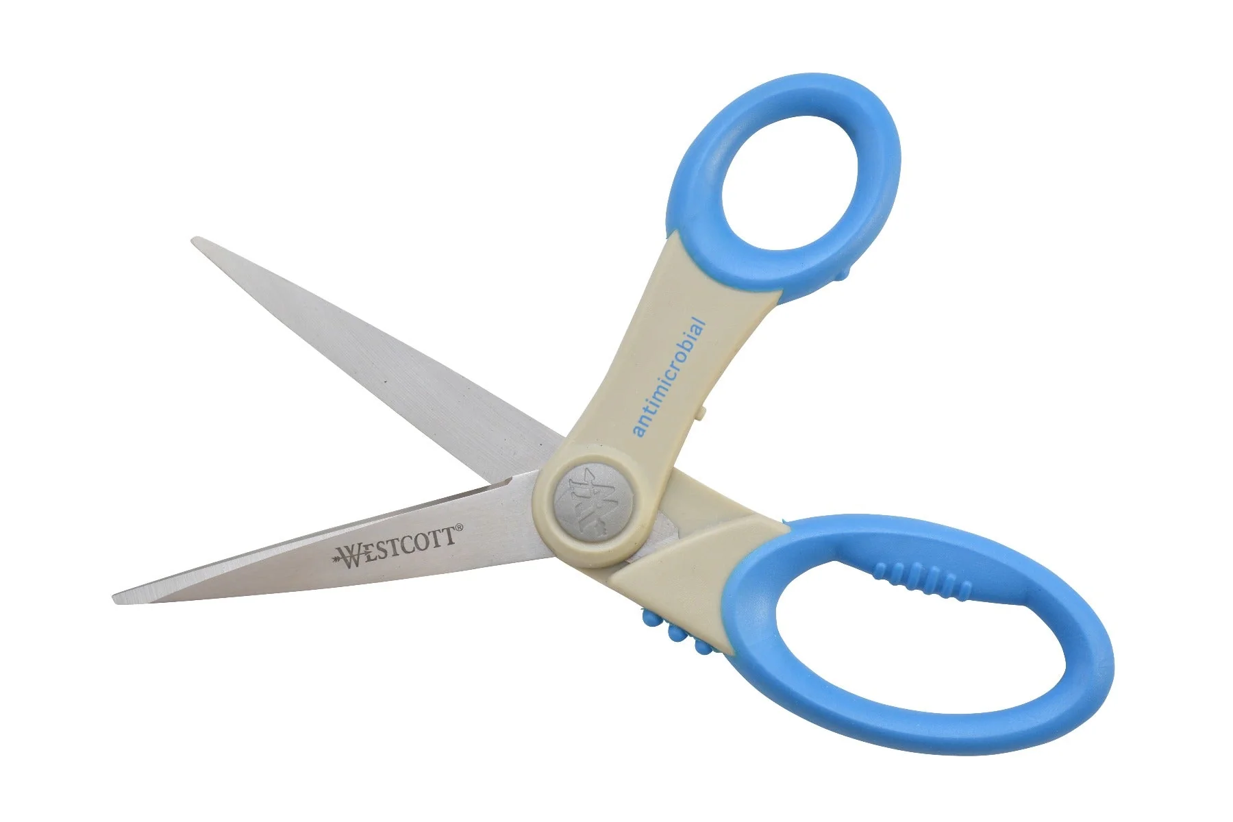 Westcott 8" Bent Soft Handle Antimicrobial Scissors, Assorted Colors (14743) - Image 5
