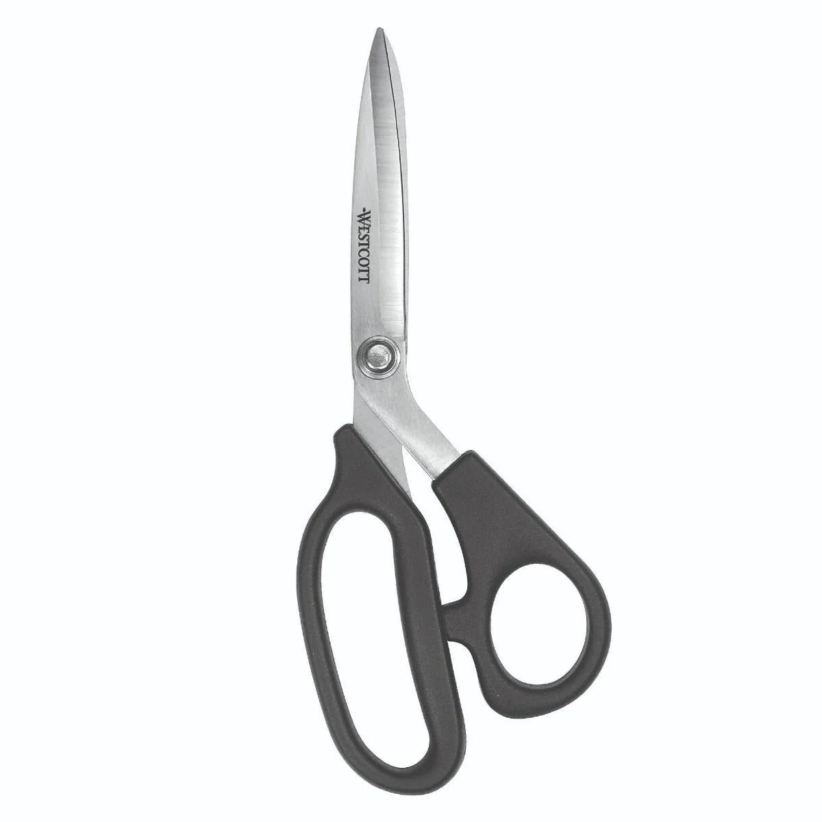 Westcott 8" Bent Black All Purpose Plus Scissor, 1 Each