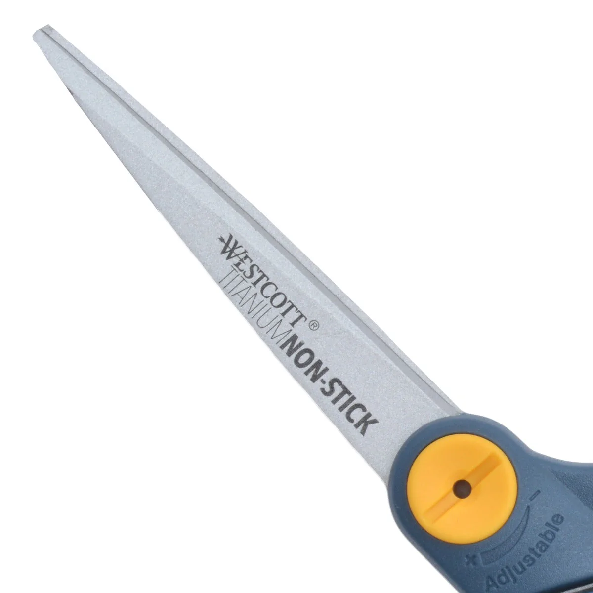 Westcott 8" Bent Titanium Bonded Non-Stick Scissors With Adjustable Glide Feature (14850) - Image 4