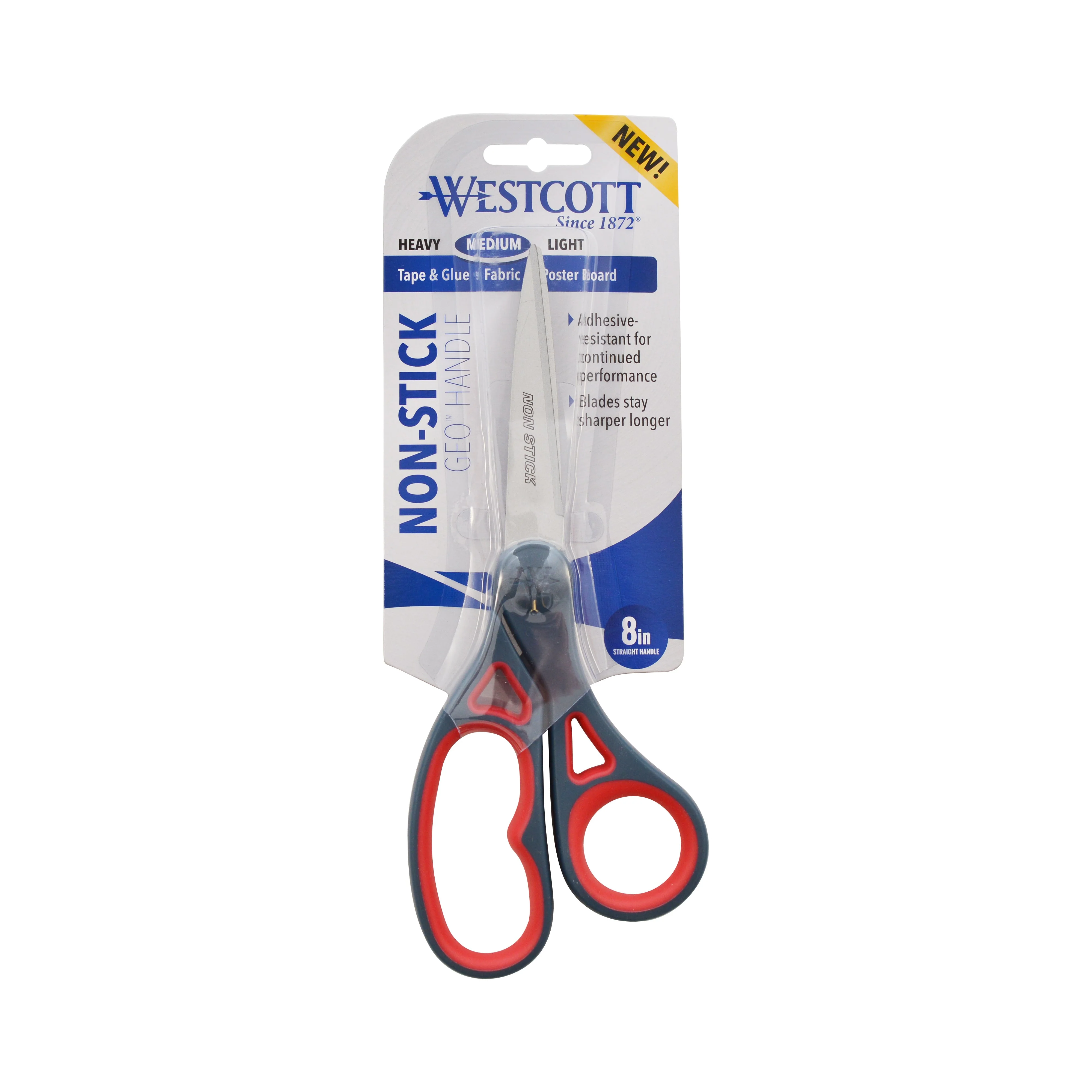 Westcott 8" Geo Non-Stick Scissors, Color Varies (16468) - Image 4