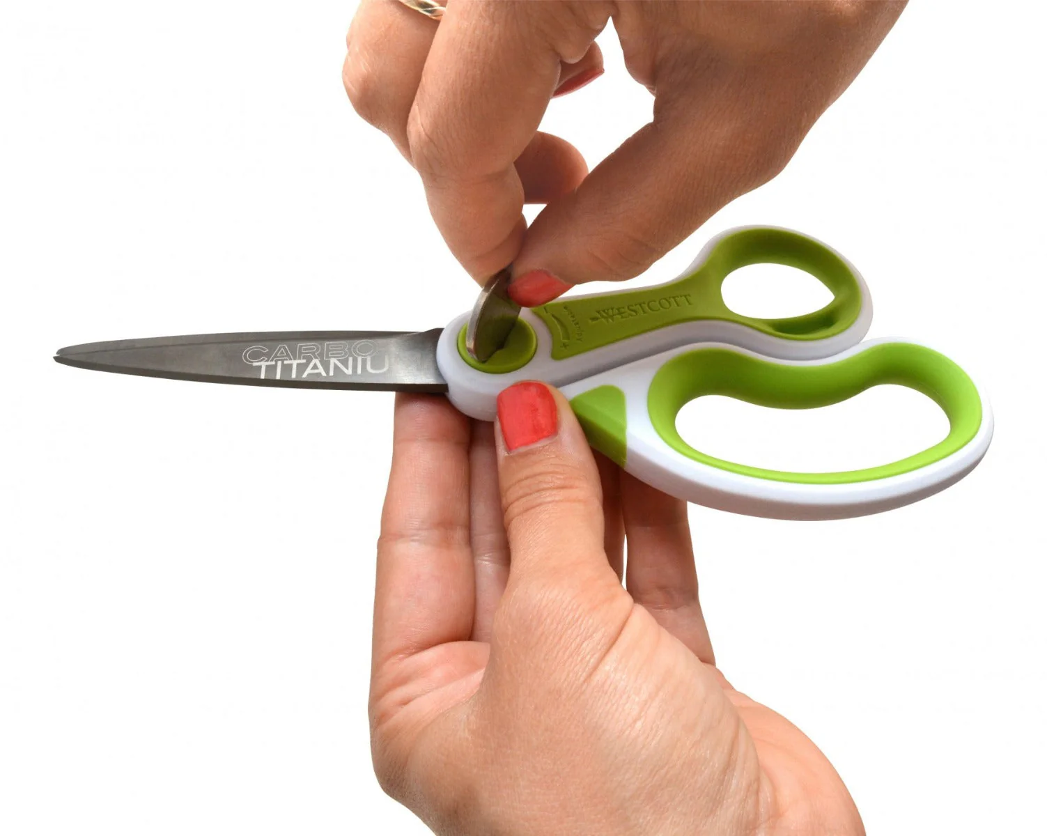 Westcott 8" Glide CarboTitanium Scissors, Bent (17444) - Image 3