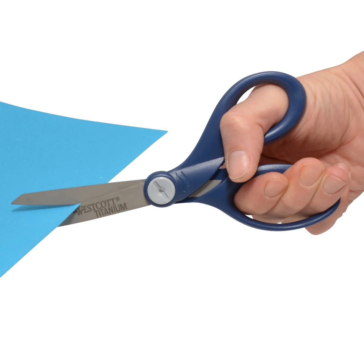 Westcott 8" Straight Hard Handle Titanium Bonded Glide Scissors (17810) - Image 6