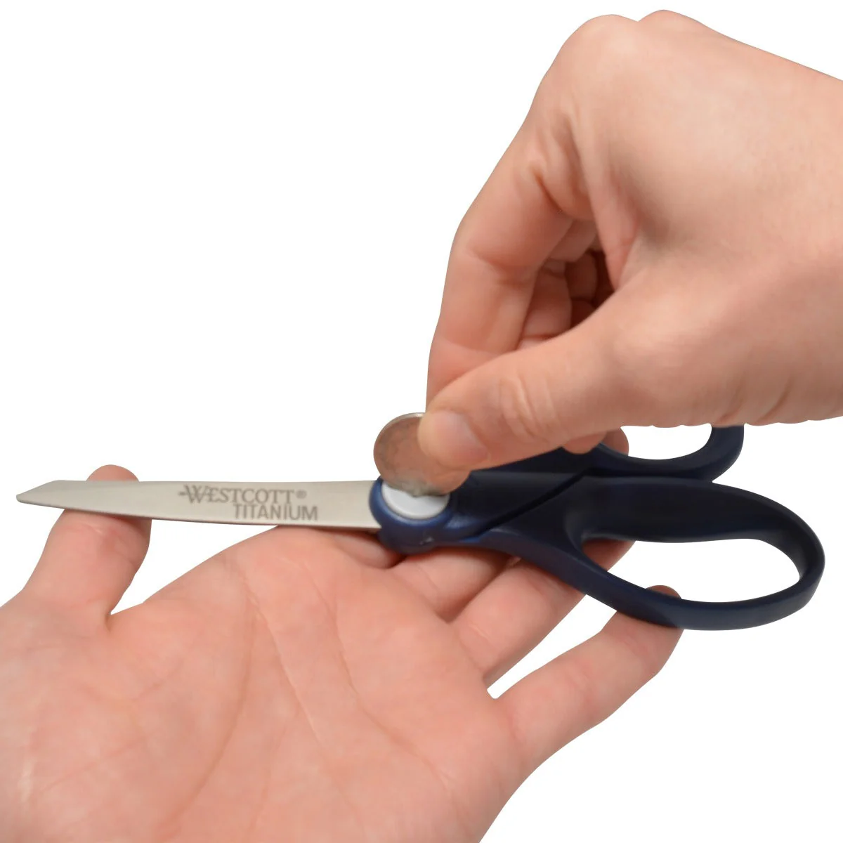 Westcott 8" Straight Hard Handle Titanium Bonded Glide Scissors (17810) - Image 9