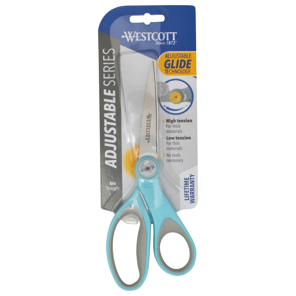 Westcott 8" Straight Stainless Steel Glide Scissors (17811) - Image 7