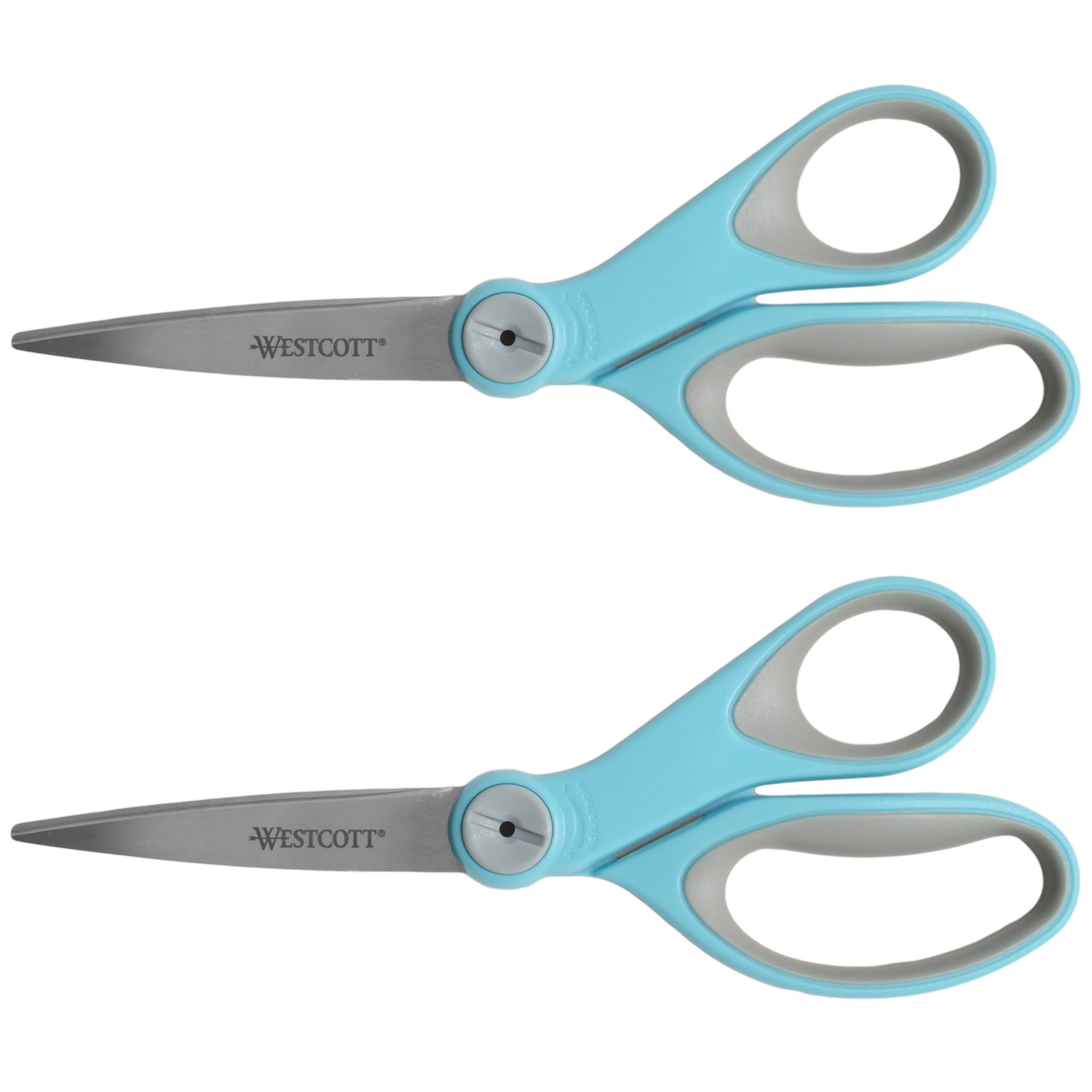 Westcott 8" Straight Stainless Steel Glide Scissors, 2 Pk (17906)