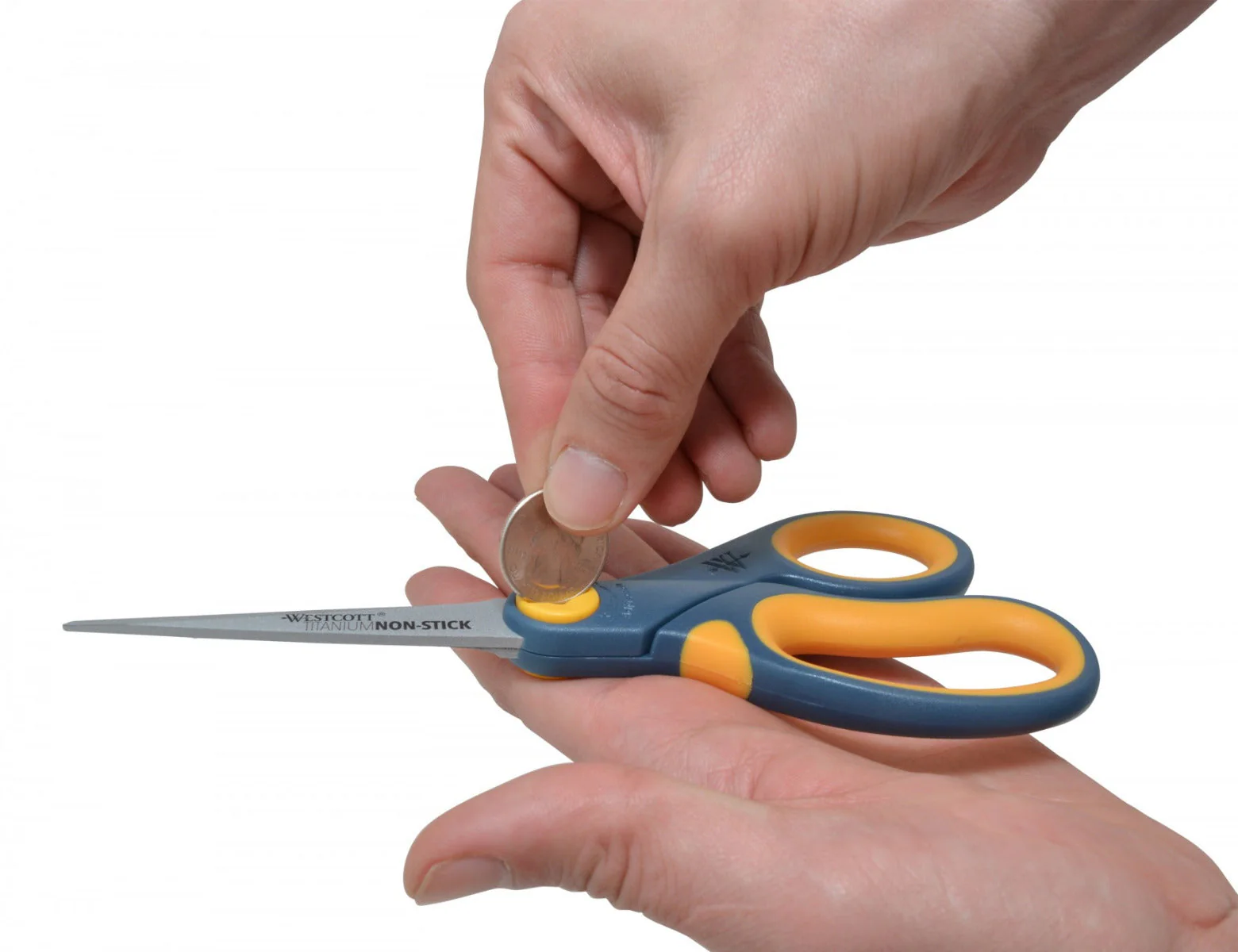 Westcott 8" Glide Titanium Bonded Non-Stick Scissors, Straight (14849) - Image 3