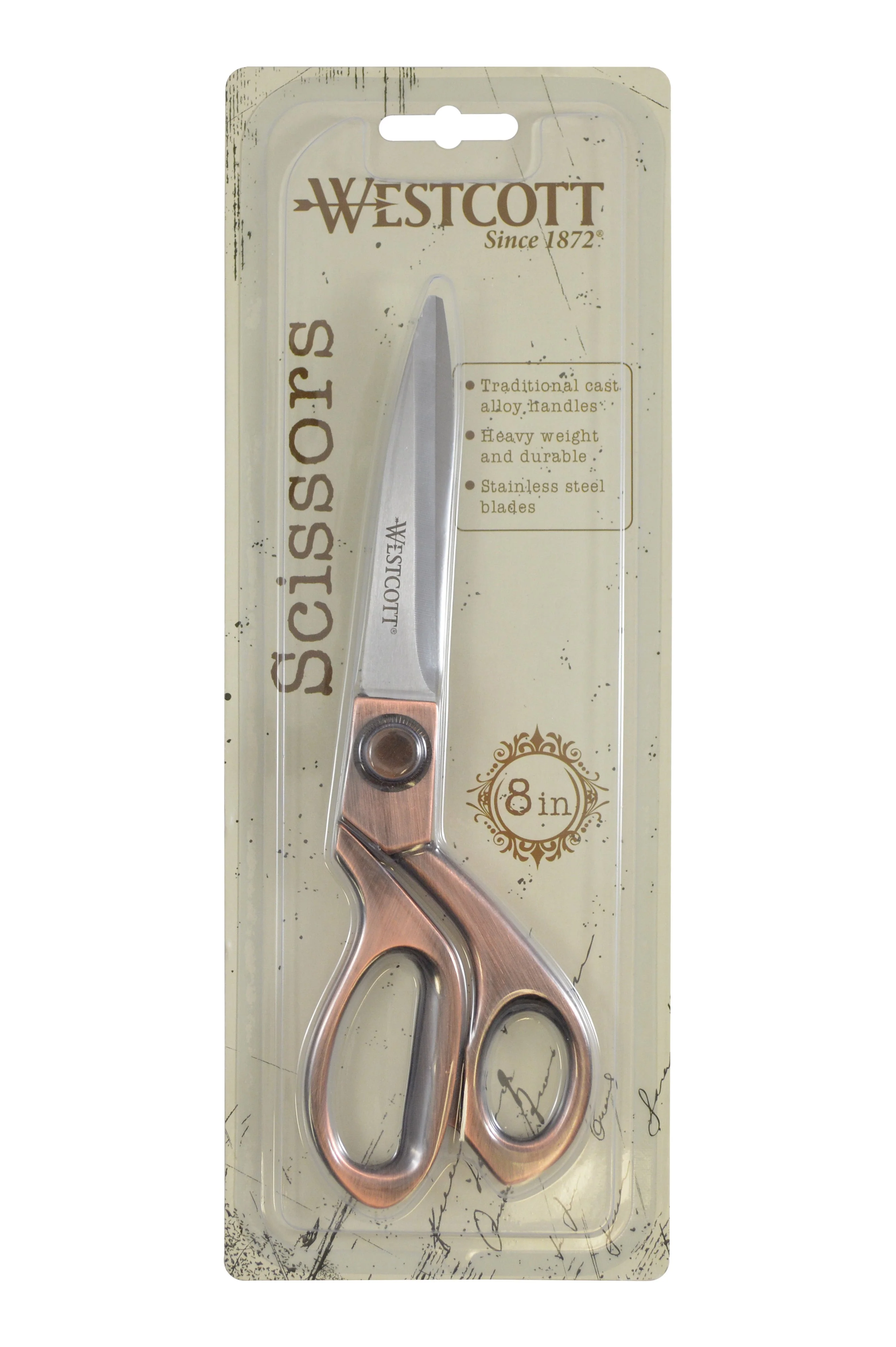 Westcott 8" Vintage Copper Finish Scissors (16459) - Image 6