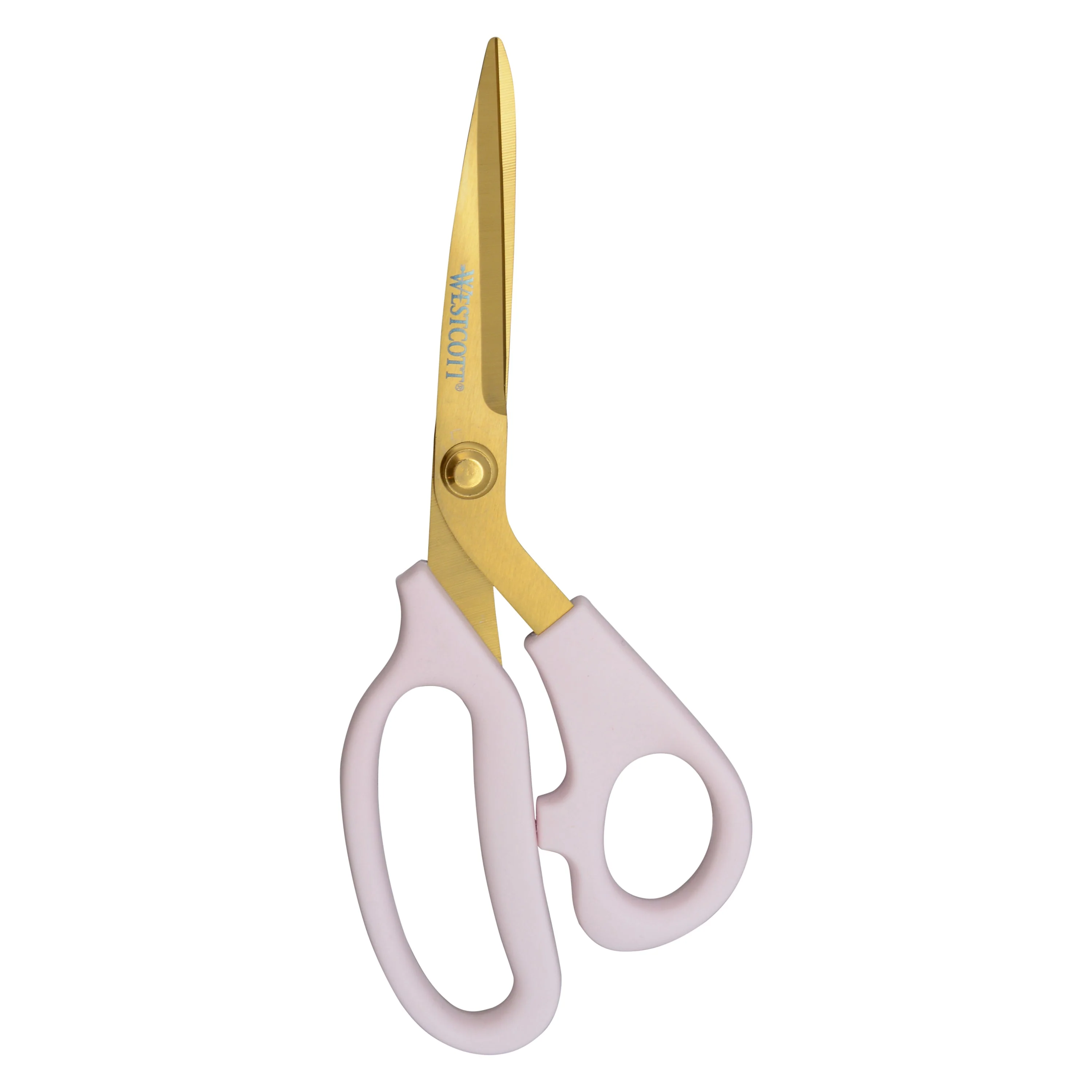 Westcott  8in All Purpose Kitchen Shears, Pink with Gold Blades (00821) - Image 2